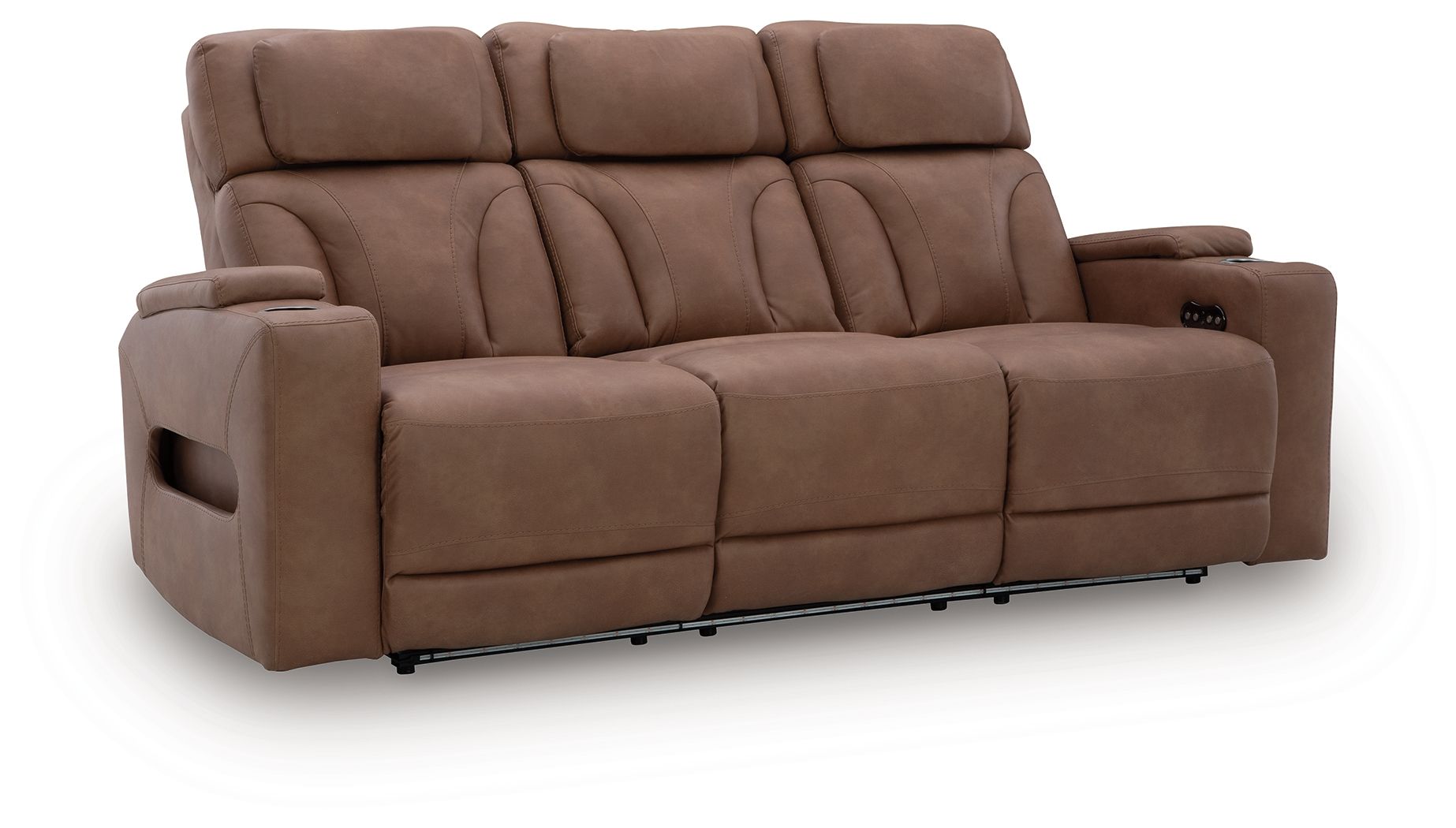 Clean-Slate - Caramel - Power Reclining Sofa / Adj Headrest - Urban Living Furniture (Los Angeles, CA)
