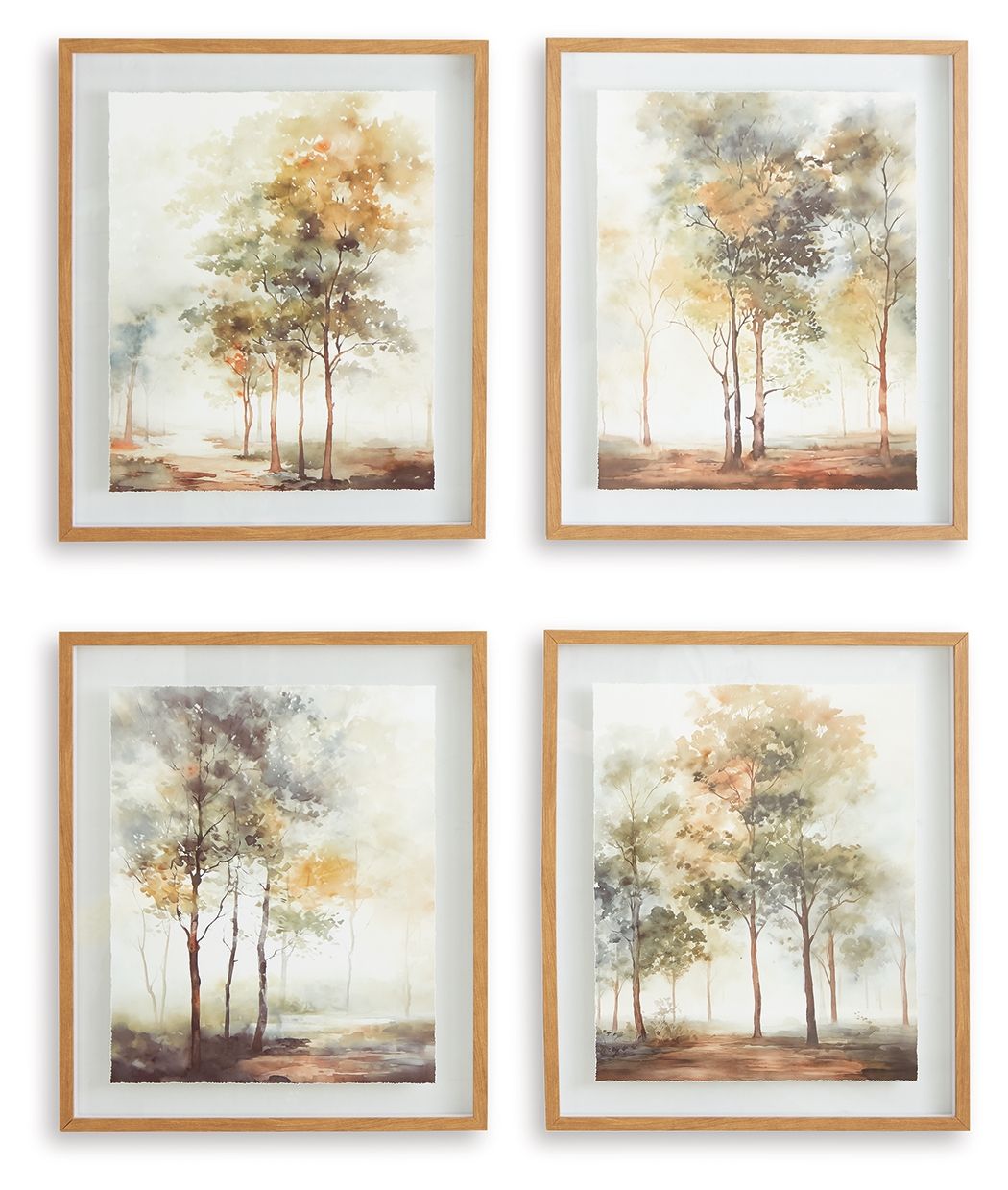 Bryneford - Multi - Wall Art Set (Set of 4) - Urban Living Furniture (Los Angeles, CA)
