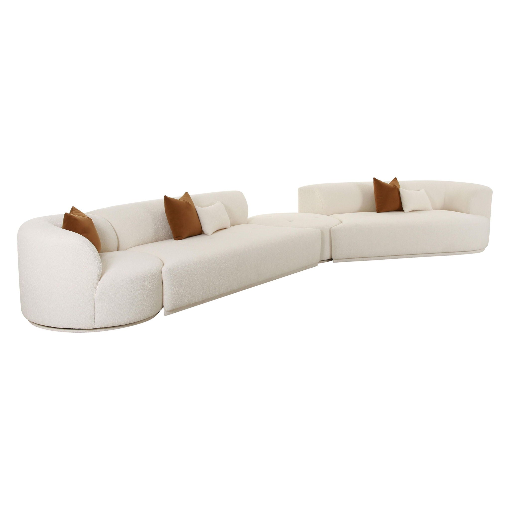 Fickle - Boucle Modular Sectional - Urban Living Furniture (Los Angeles, CA)