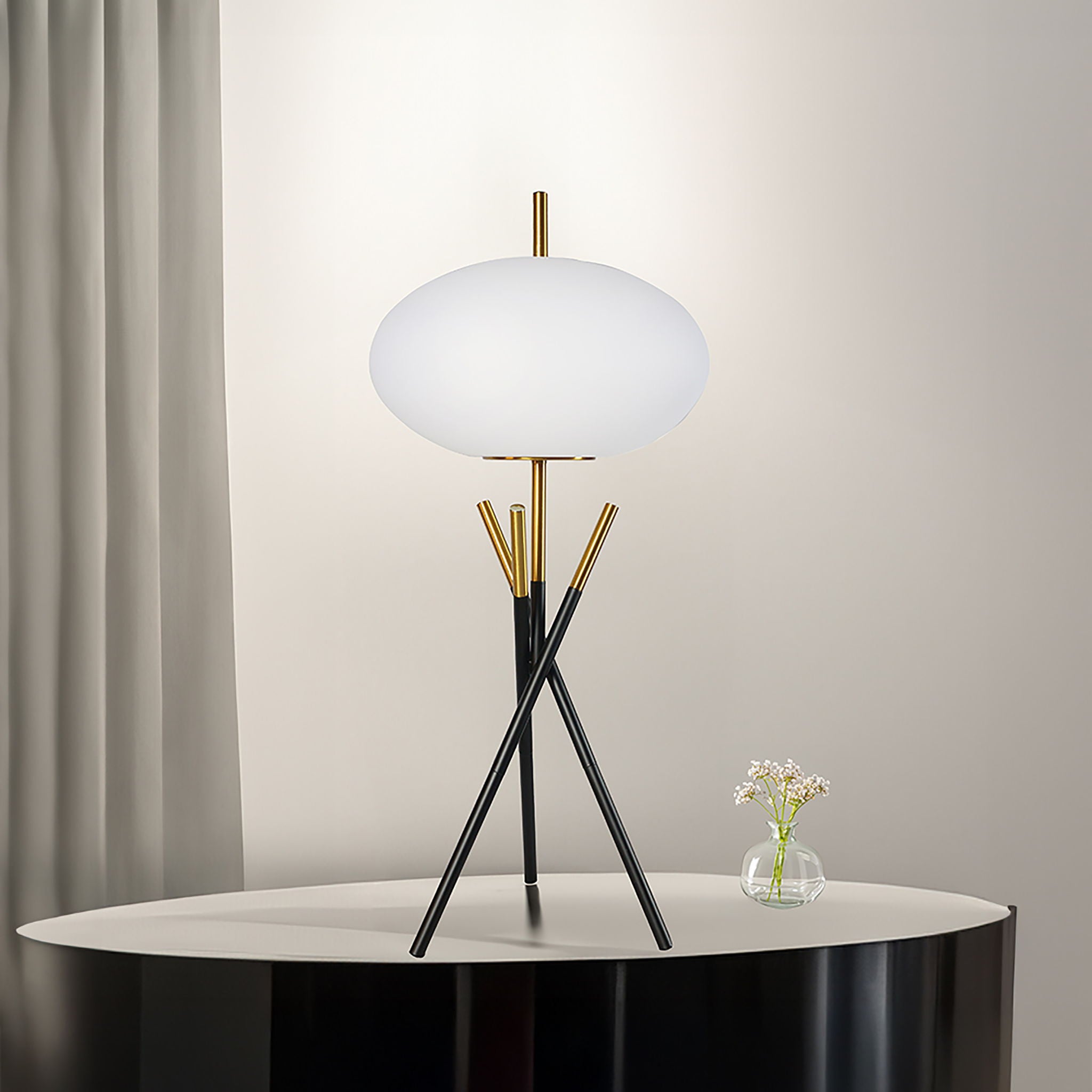 Table Lamp - Black / Gold - Urban Living Furniture (Los Angeles, CA)