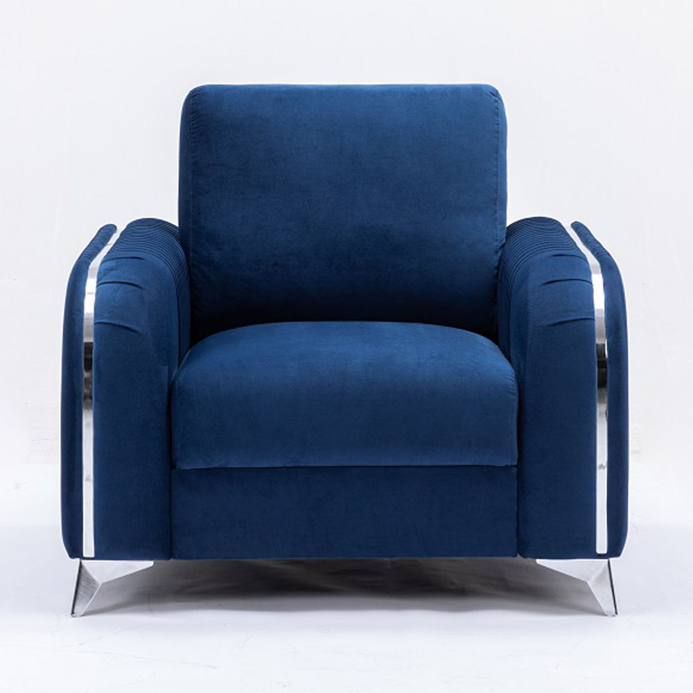 Wenona - Chair - Blue Velvet