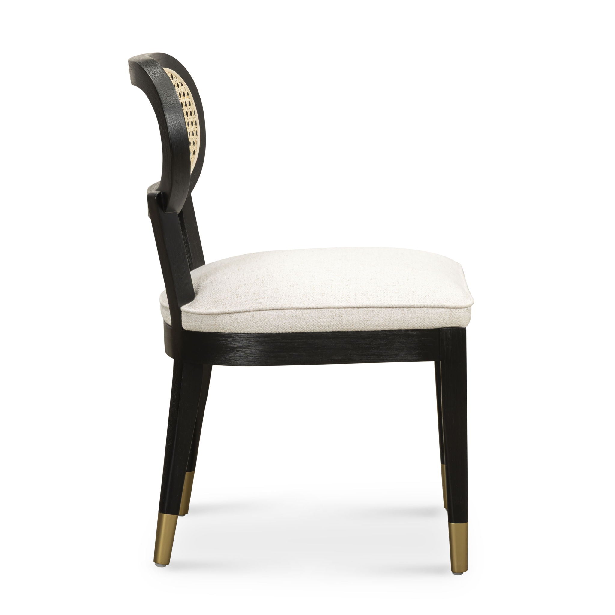 Cosette - Dining Chair - Black / Cream - Urban Living Furniture (Los Angeles, CA)