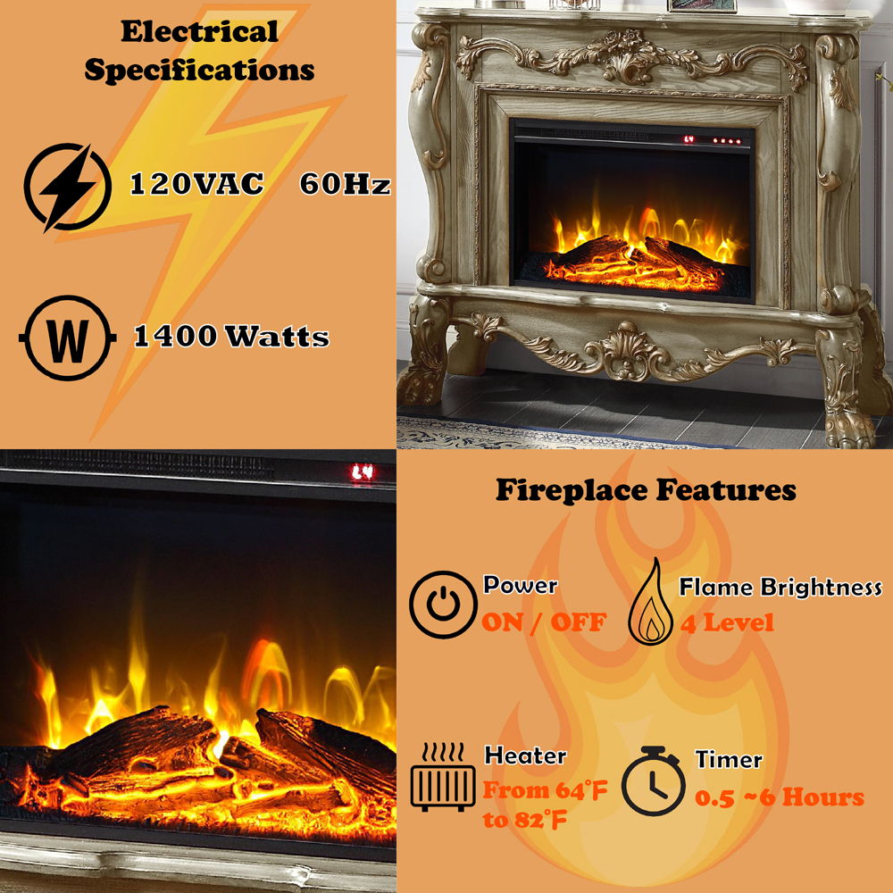 Dresden - Fireplace - Urban Living Furniture (Los Angeles, CA)
