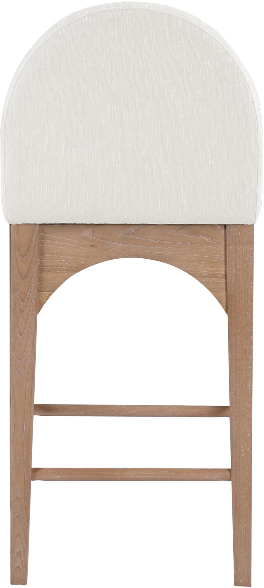 Waldorf - Chenille Stool With Natural Legs - Urban Living Furniture (Los Angeles, CA)