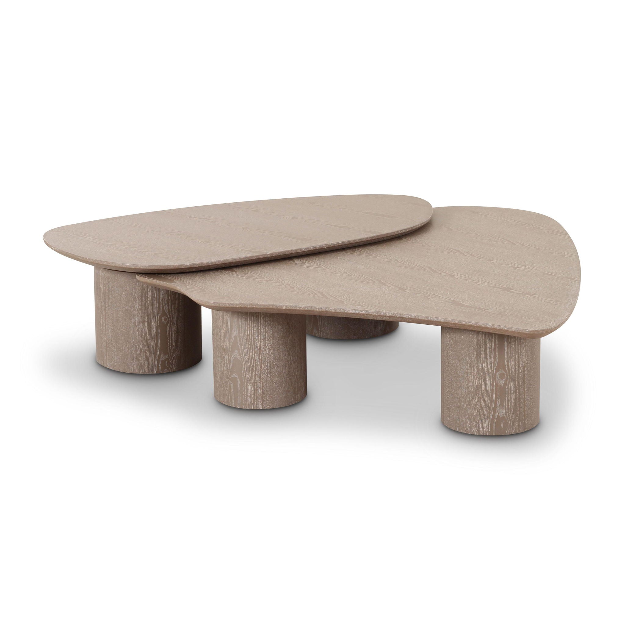 Rhema - Nesting Coffee Table (Set of 2) - Washed Ash - Urban Living Furniture (Los Angeles, CA)