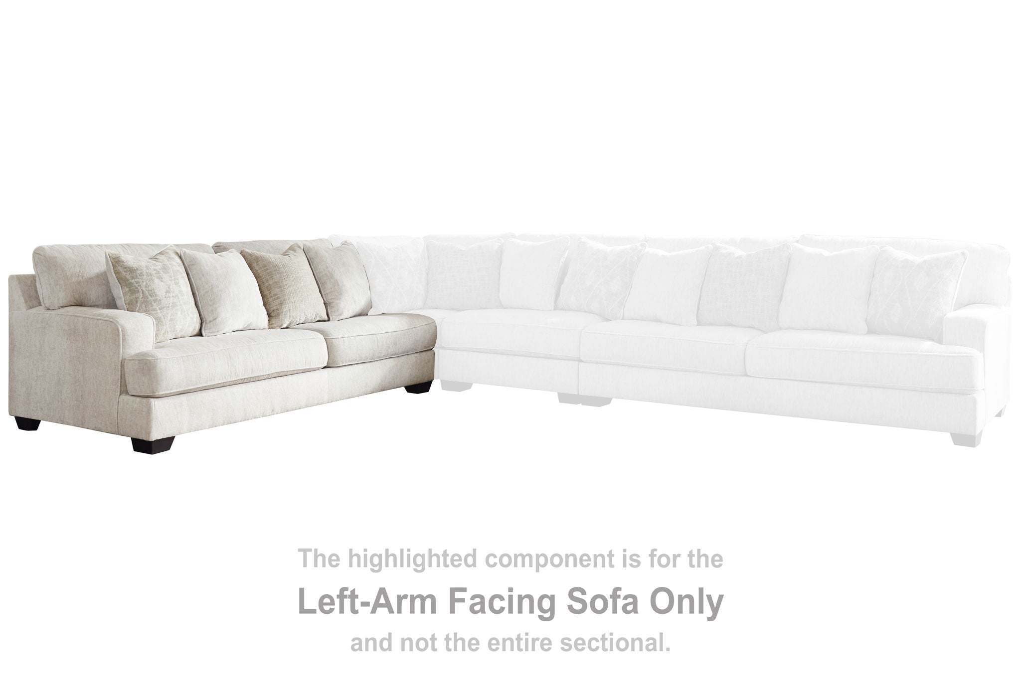 Rawcliffe - Parchment - LAF Sofa - Urban Living Furniture (Los Angeles, CA)