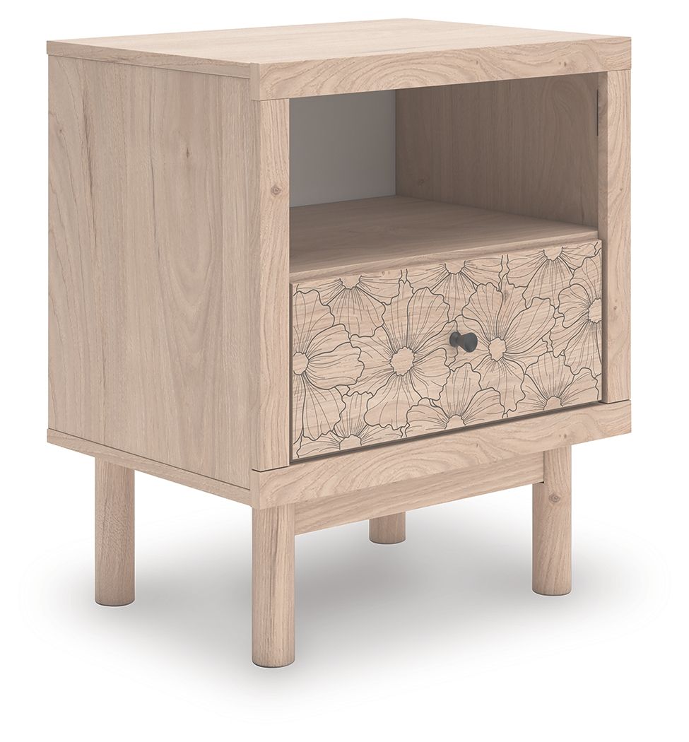 Arloster - Tan - One Drawer Night Stand - Urban Living Furniture (Los Angeles, CA)