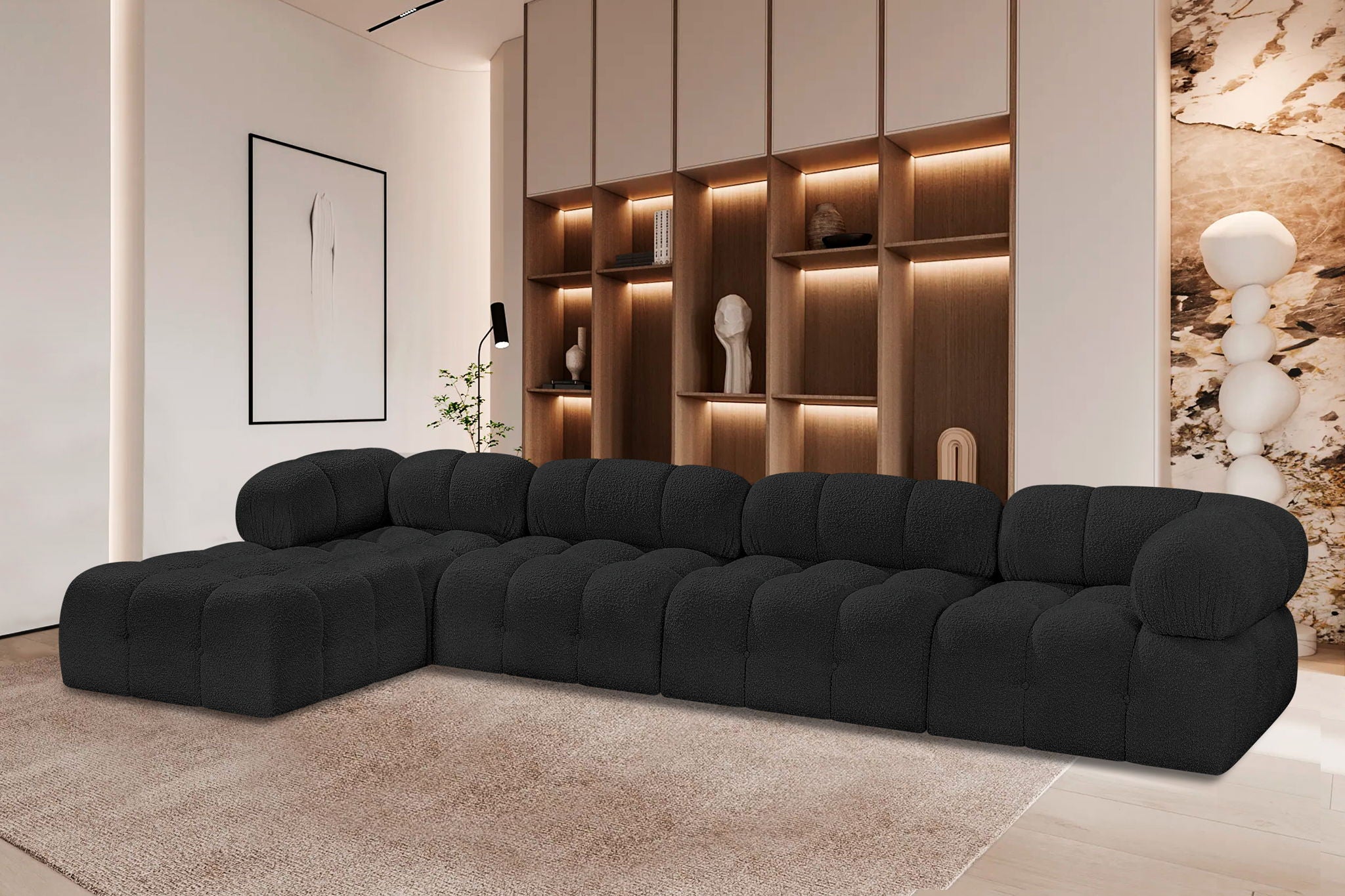 Ames - 5 Piece Fabric Modular Sectional - Urban Living Furniture (Los Angeles, CA)