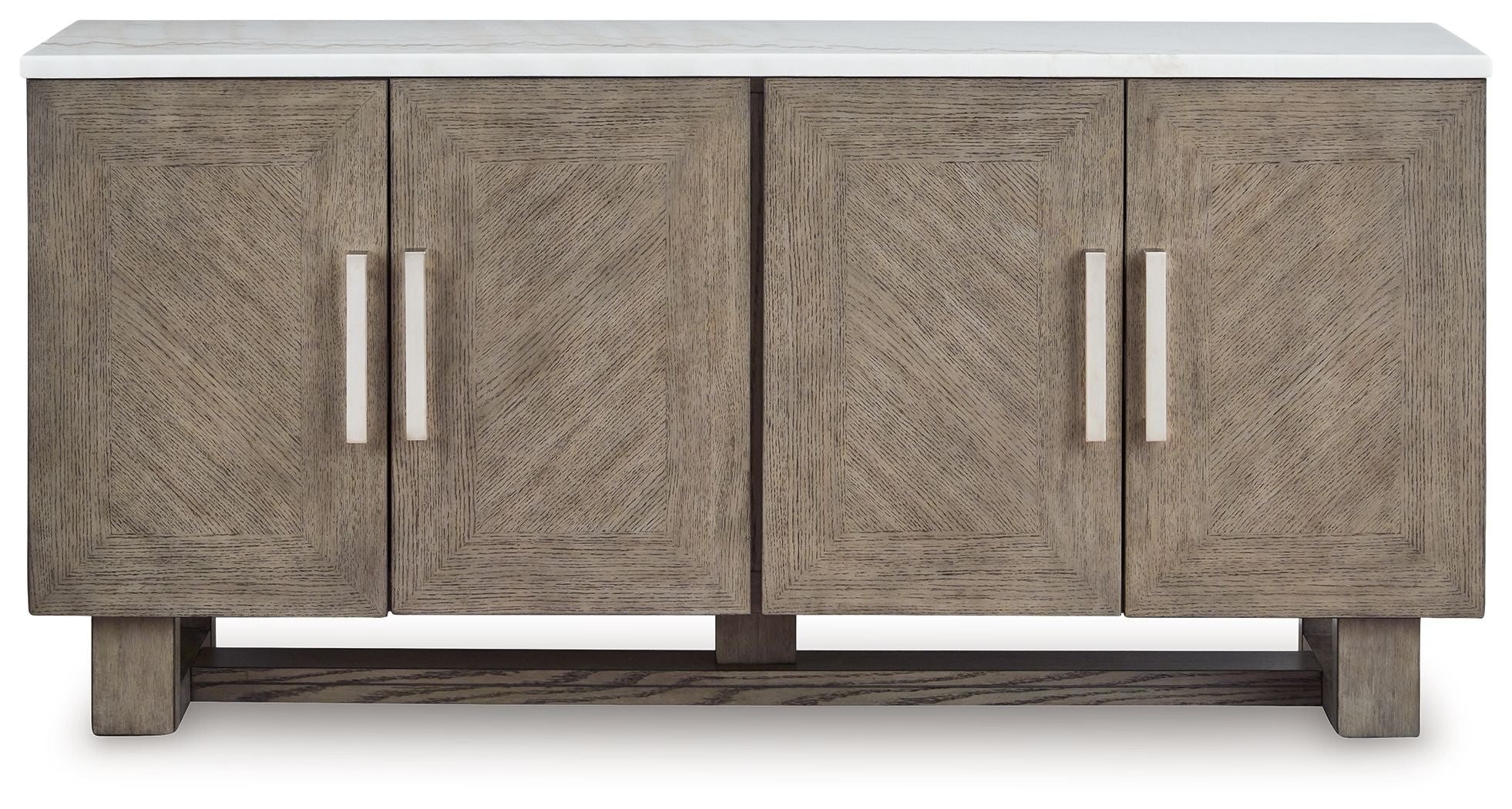 Loyaska - Grayish Brown / White - Extra Large TV Stand - Urban Living Furniture (Los Angeles, CA)