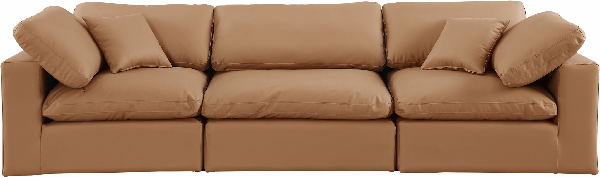 Comfy - Faux Leather Modular Sofa 3 Seats - Urban Living Furniture (Los Angeles, CA)