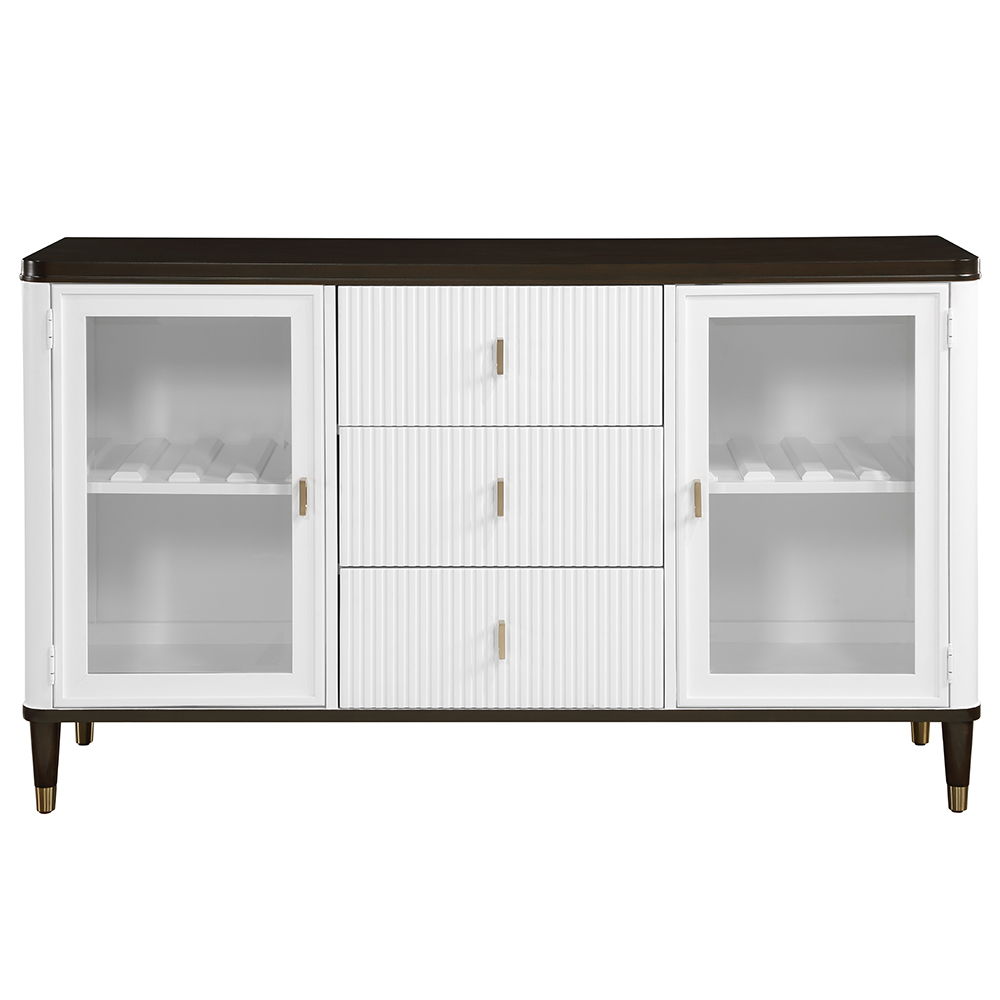 Carena - Server - White & Brown Finish - Urban Living Furniture (Los Angeles, CA)