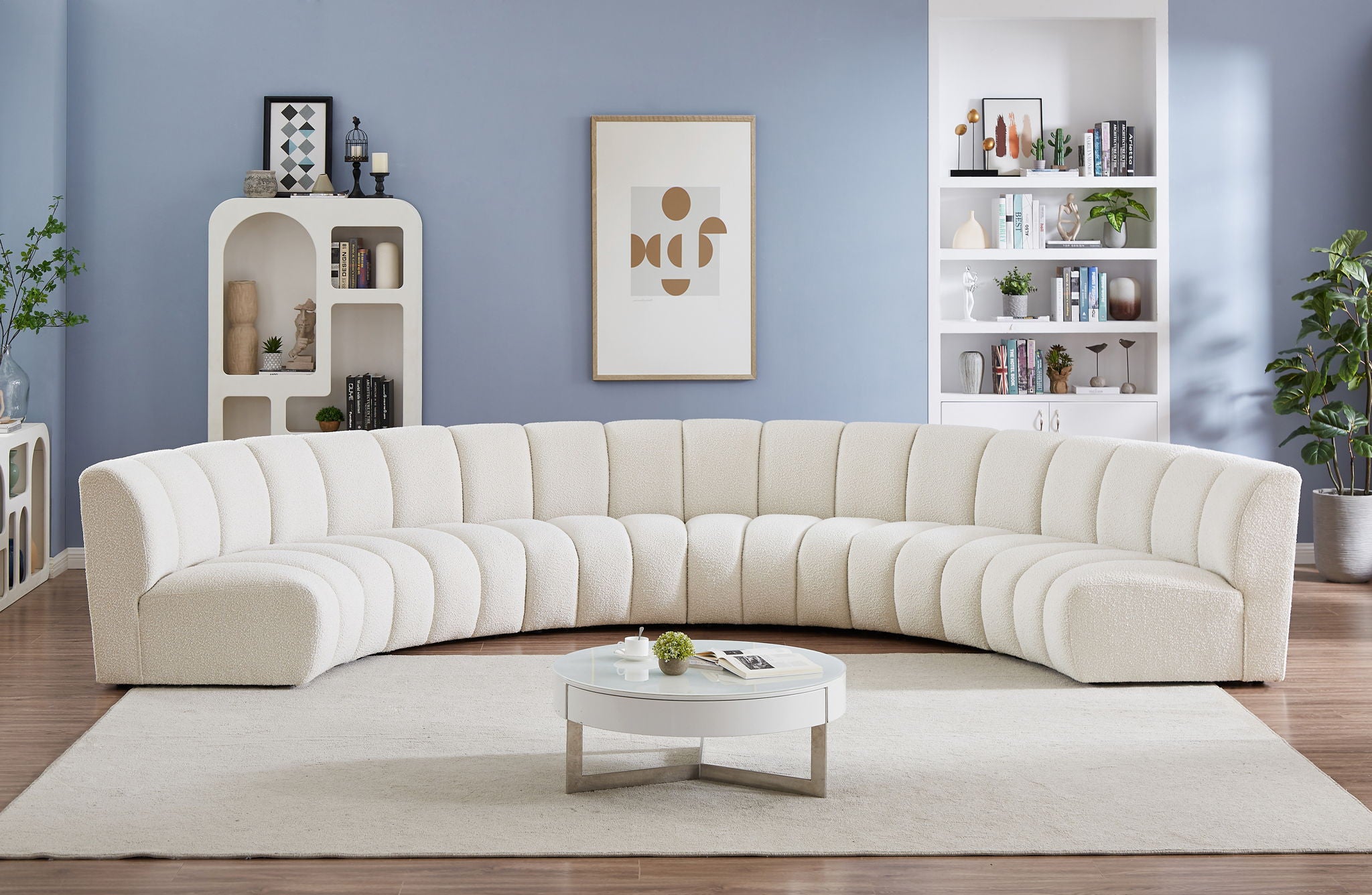 Infinity - 6 Piece Boucle Modular Sectional - Urban Living Furniture (Los Angeles, CA)