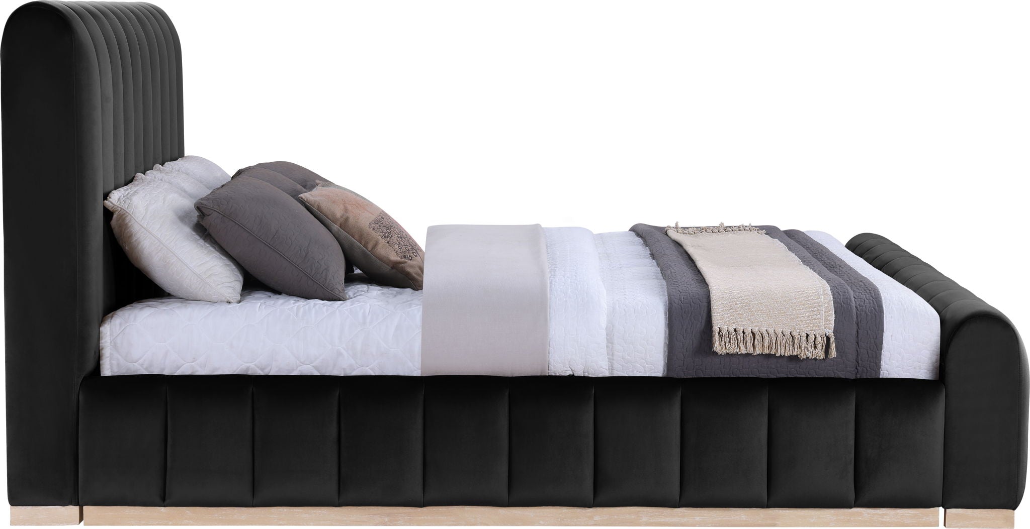 Amara - Velvet Bed - Urban Living Furniture (Los Angeles, CA)