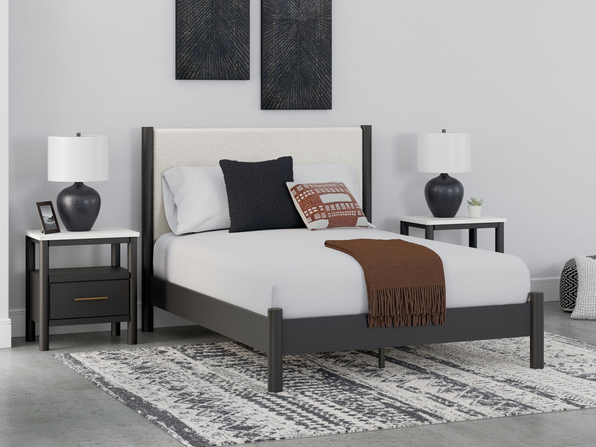 Cadmori - Upholstered Panel Bed - Urban Living Furniture (Los Angeles, CA)