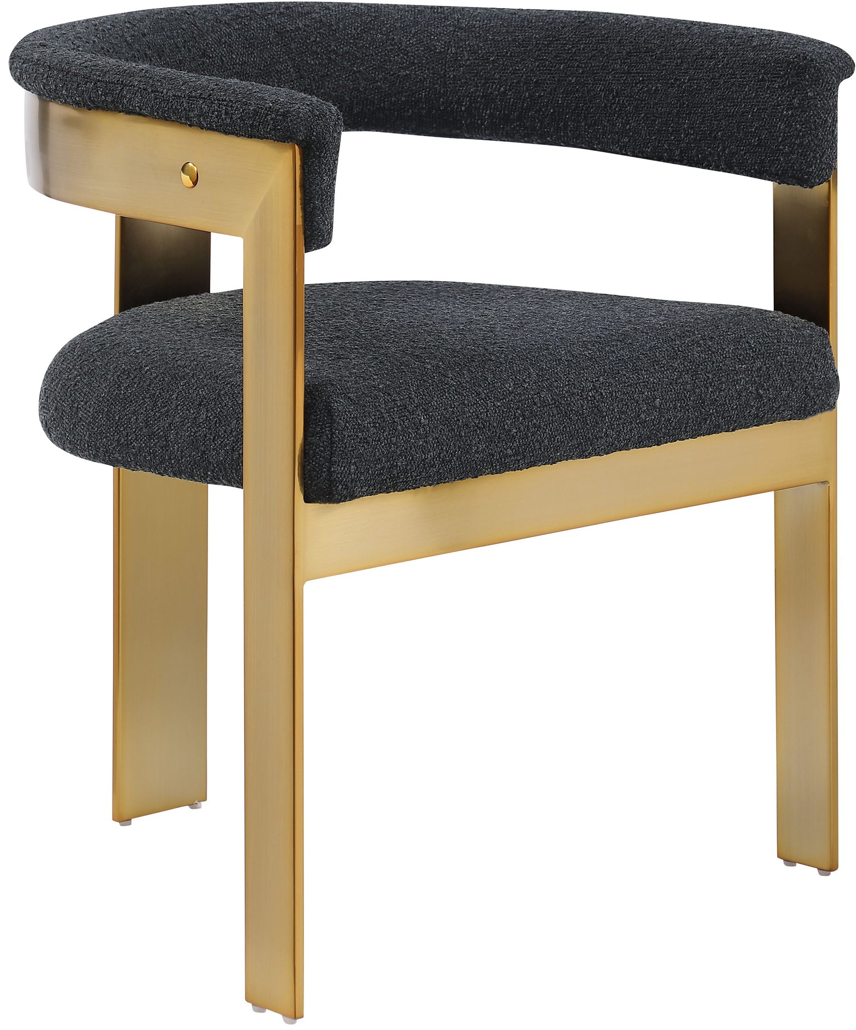 Romeo - Boucle Dining Chair With Gold Base (Set of 2) - Urban Living Furniture (Los Angeles, CA)