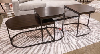 Vanmore - Dark Brown - Occasional Table Set (Set of 3) - Urban Living Furniture (Los Angeles, CA)