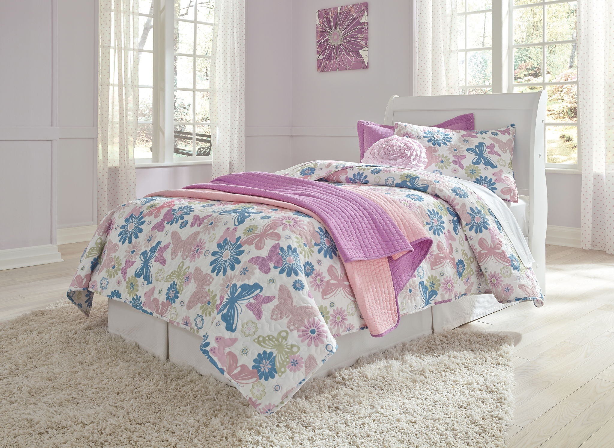 Anarasia - Sleigh Headboard With Bolt On Bed Frame - Urban Living Furniture (Los Angeles, CA)