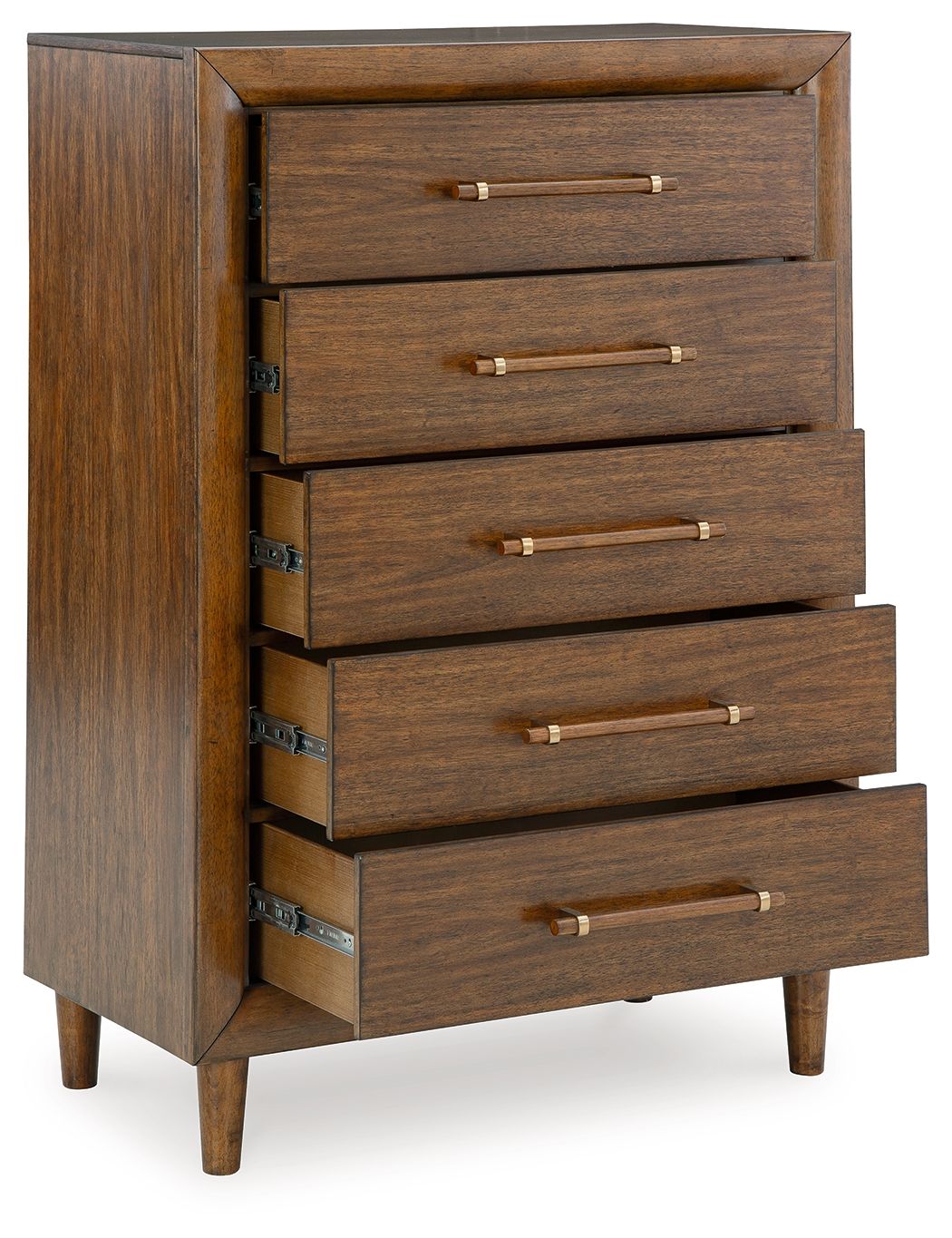 Lyncott - Brown - Five Drawer Chest - Urban Living Furniture (Los Angeles, CA)