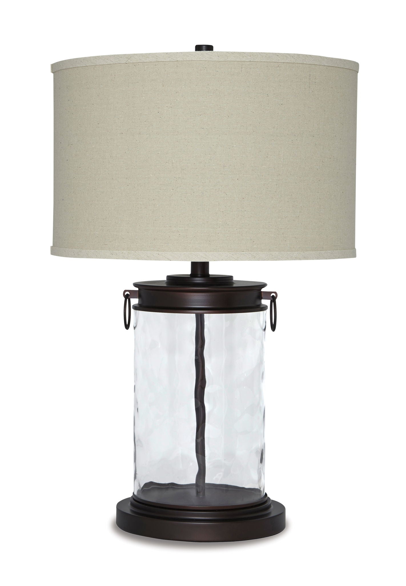 Tailynn - Clear / Bronze Finish - Glass Table Lamp - Urban Living Furniture (Los Angeles, CA)