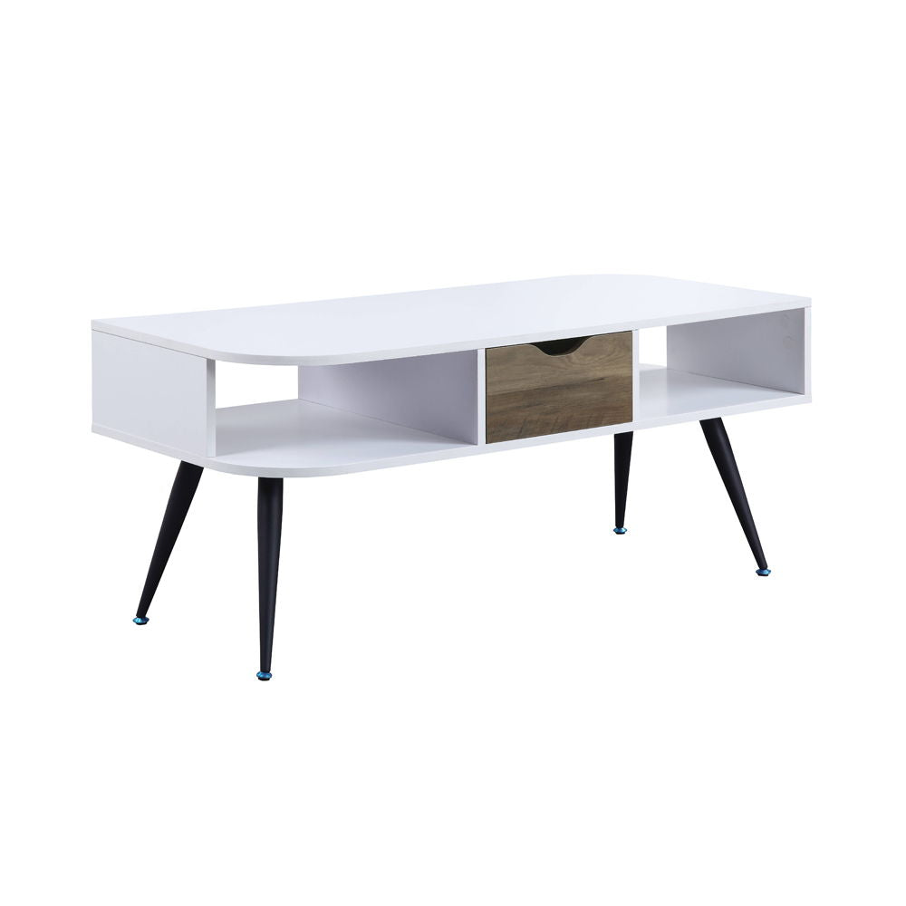 Halima - Coffee Table - White & Black - Urban Living Furniture (Los Angeles, CA)
