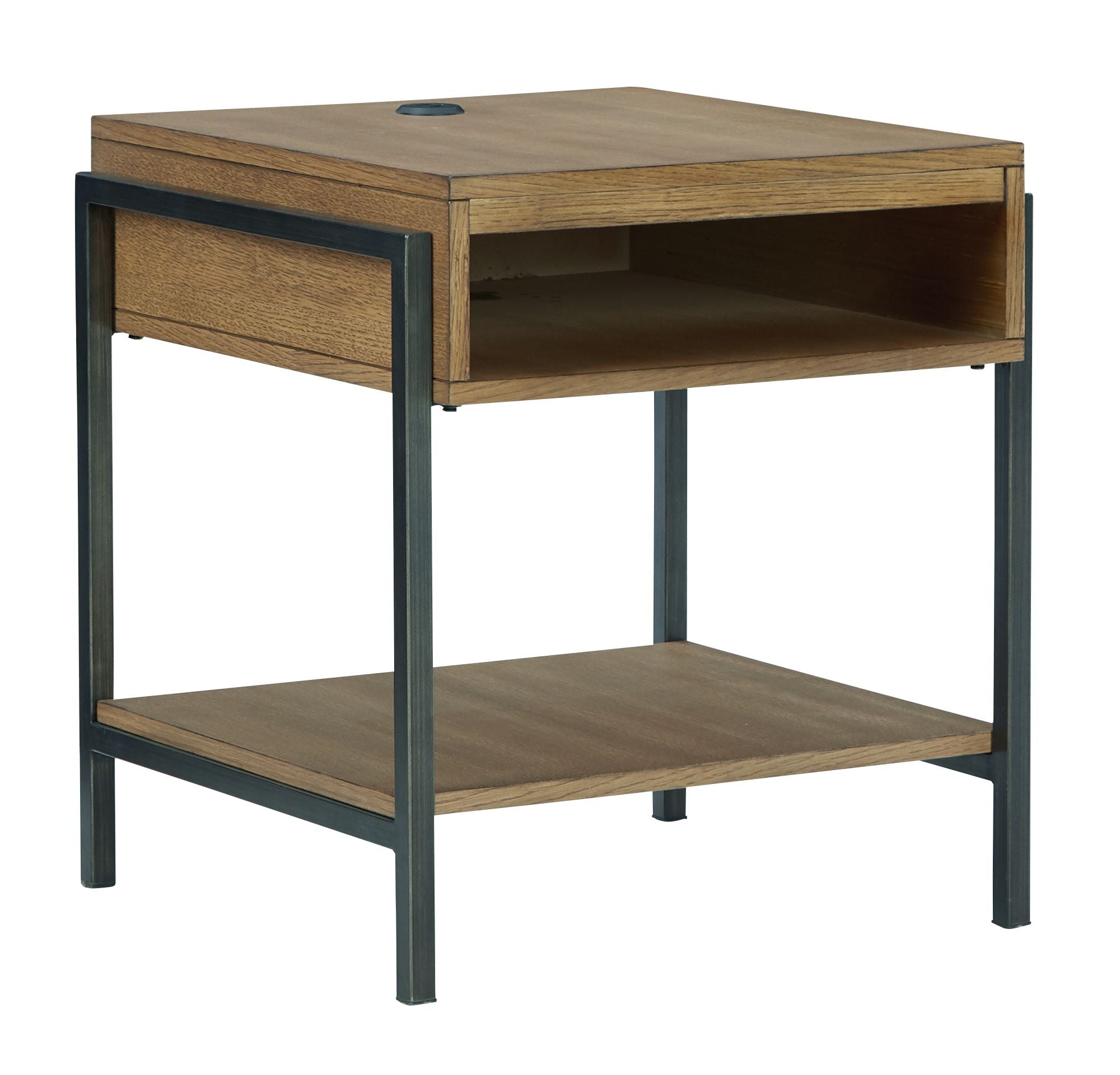 Fridley - Brown / Black - Rectangular End Table - Urban Living Furniture (Los Angeles, CA)