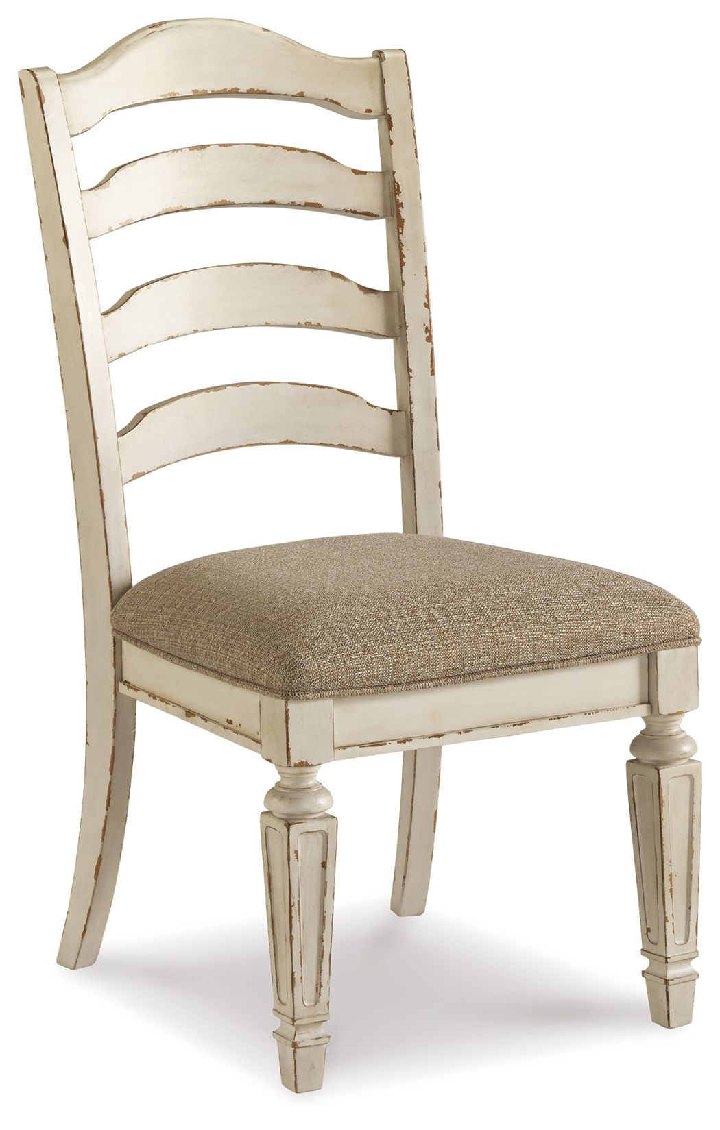 Realyn - Dining UPH Side Chair (Set of 2) - Ladderback - Chipped White - Urban Living Furniture (Los Angeles, CA)
