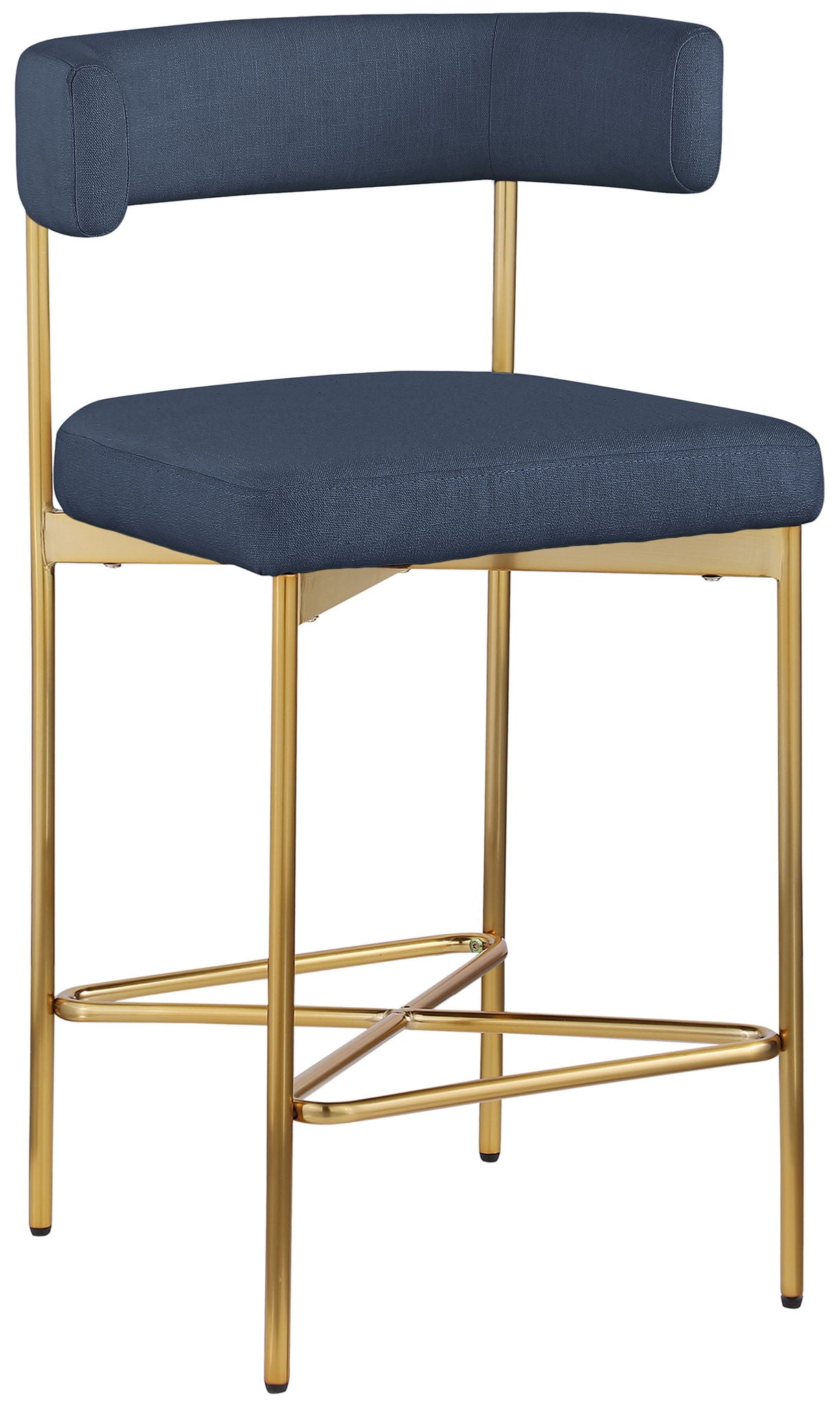 Rivage - Durable Stool With Gold Frame (Set of 2) - Urban Living Furniture (Los Angeles, CA)