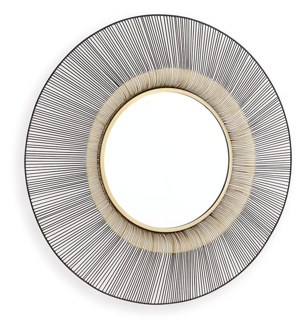 Dallmen - Black / Gold Finish - Accent Mirror - Urban Living Furniture (Los Angeles, CA)