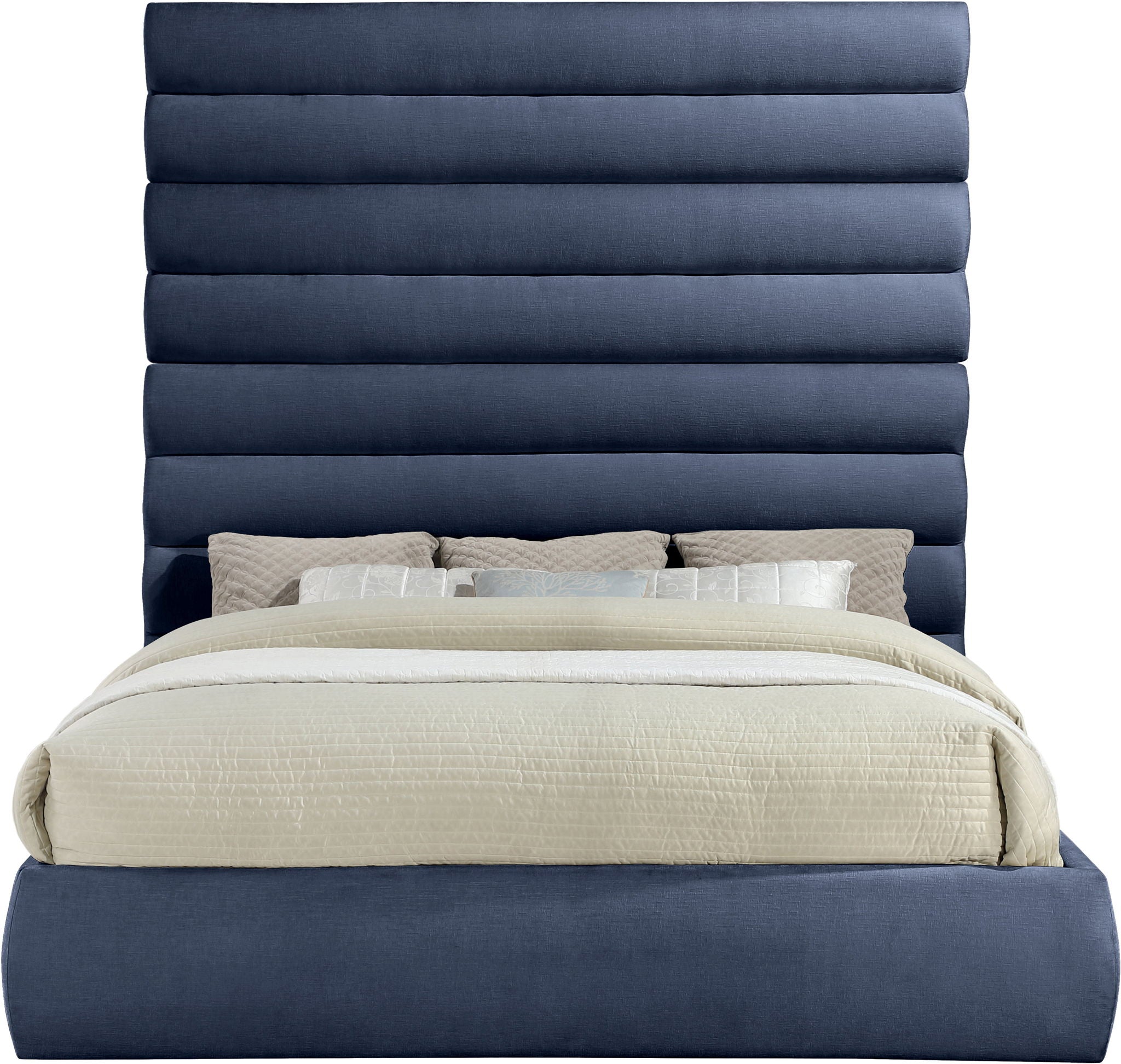 Adam - Chenille Fabric Bed With 89" Headboard - Urban Living Furniture (Los Angeles, CA)