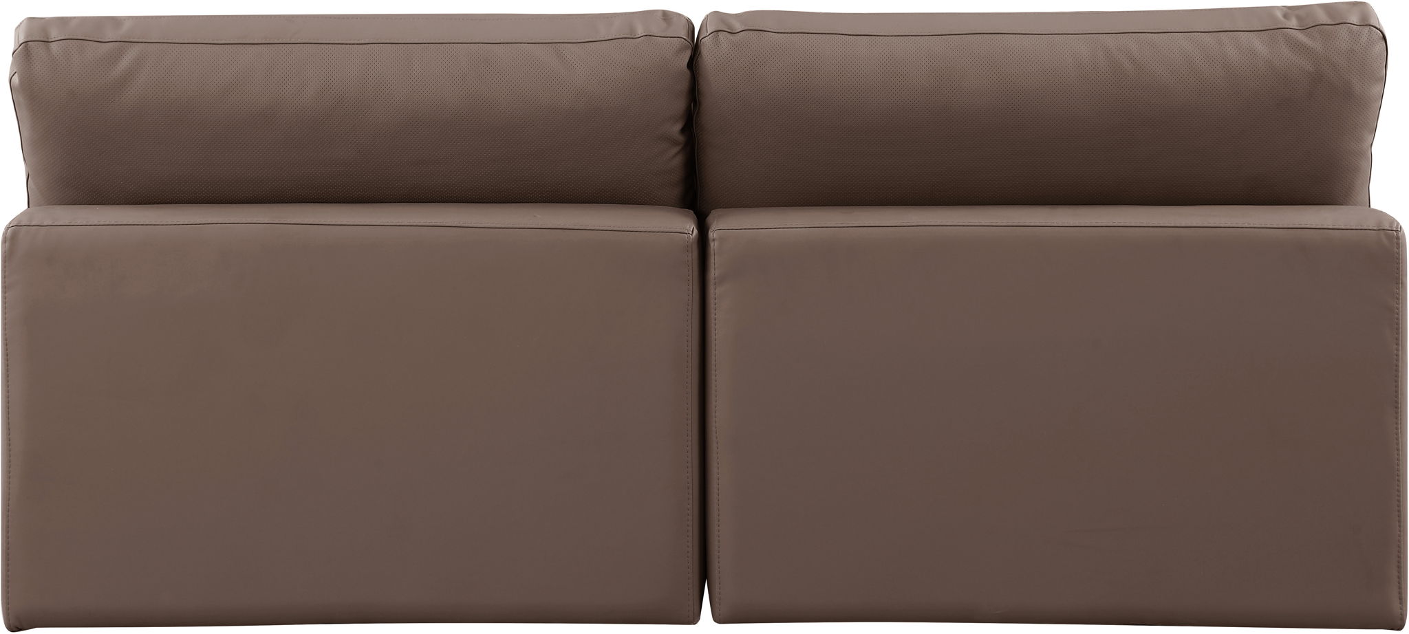 Comfy - Faux Leather Modular Armless Sofa 2 Seats - Urban Living Furniture (Los Angeles, CA)