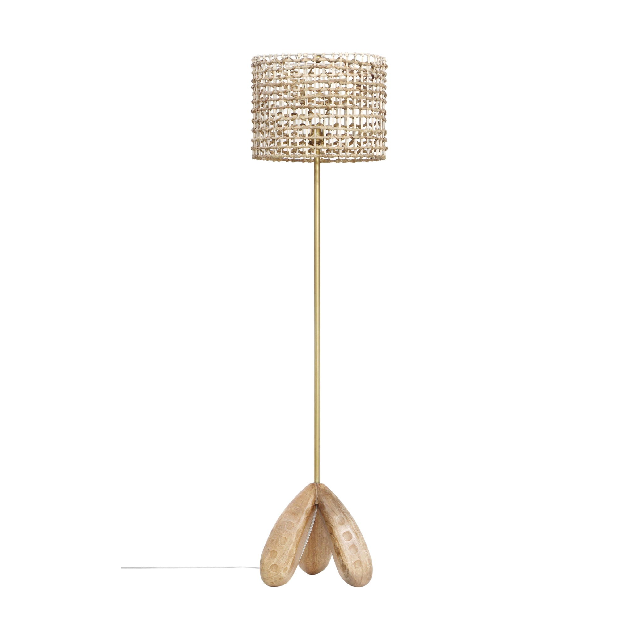 Alondra - Wooden Floor Lamp - Light Brown - Urban Living Furniture (Los Angeles, CA)