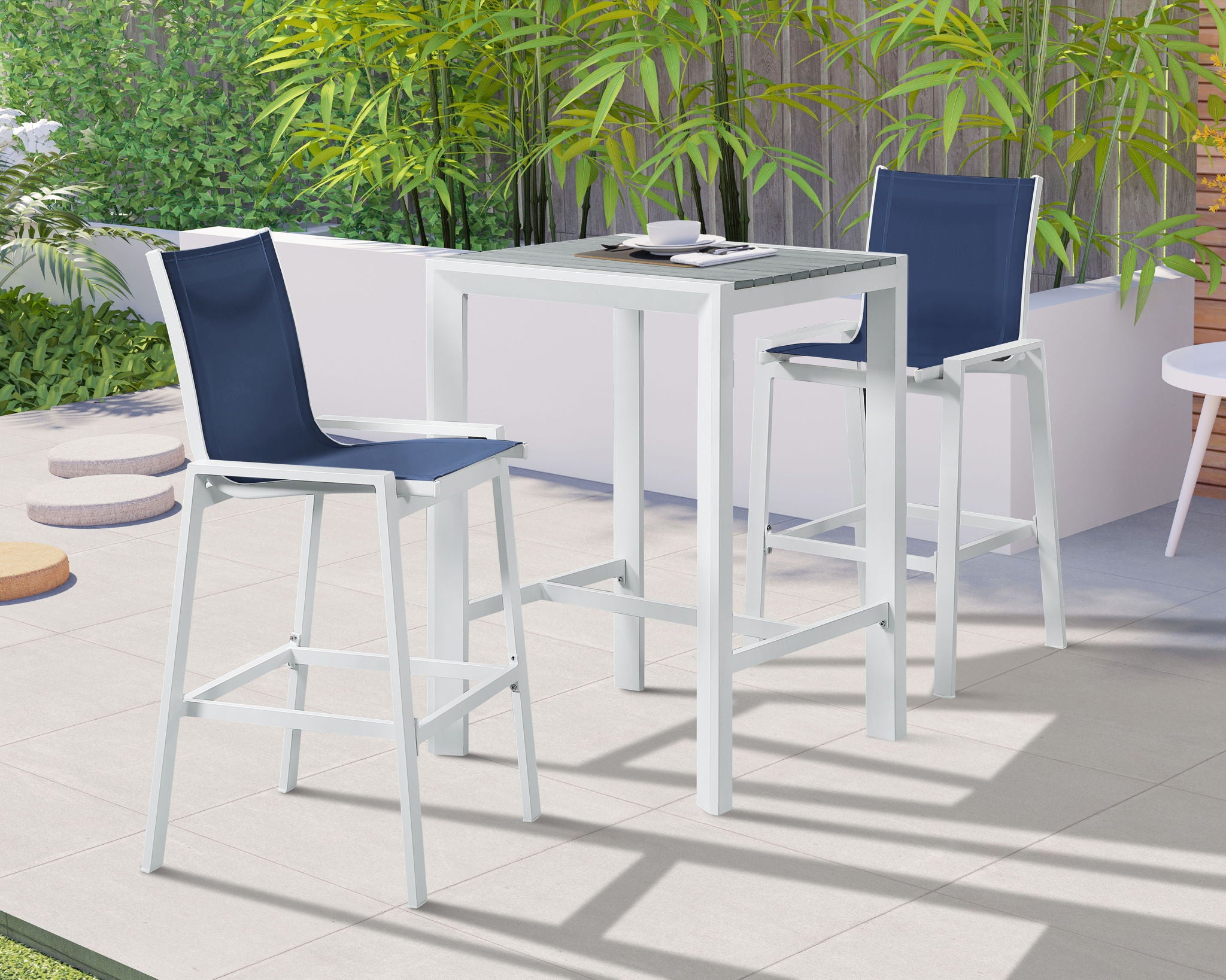 Nizuc - Outdoor Barstool (Set of 2) - Urban Living Furniture (Los Angeles, CA)