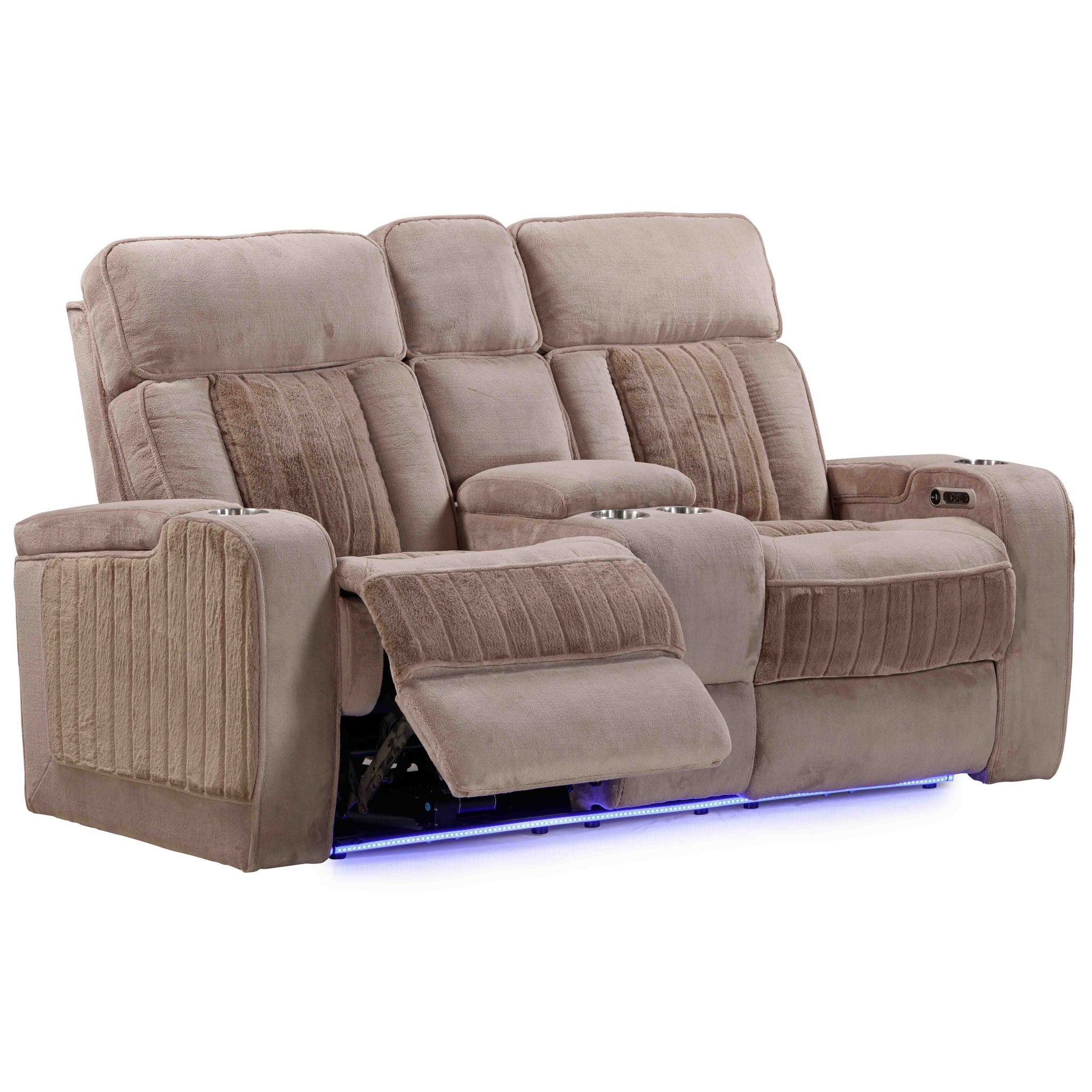 Equinox - Power Console Loveseat - Urban Living Furniture (Los Angeles, CA)
