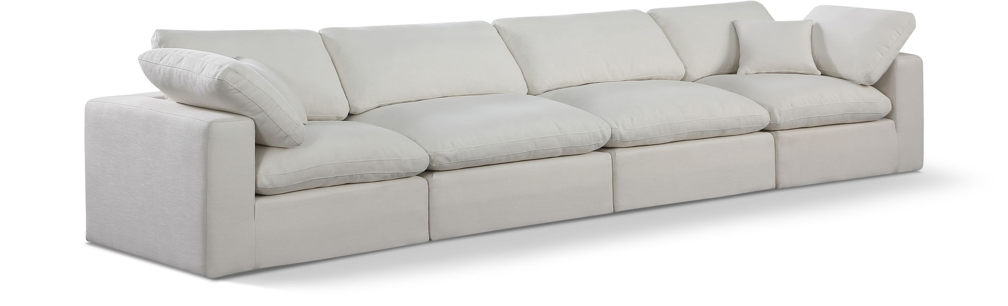 Comfy - Linen Modular Sofa 4 Seats - Urban Living Furniture (Los Angeles, CA)