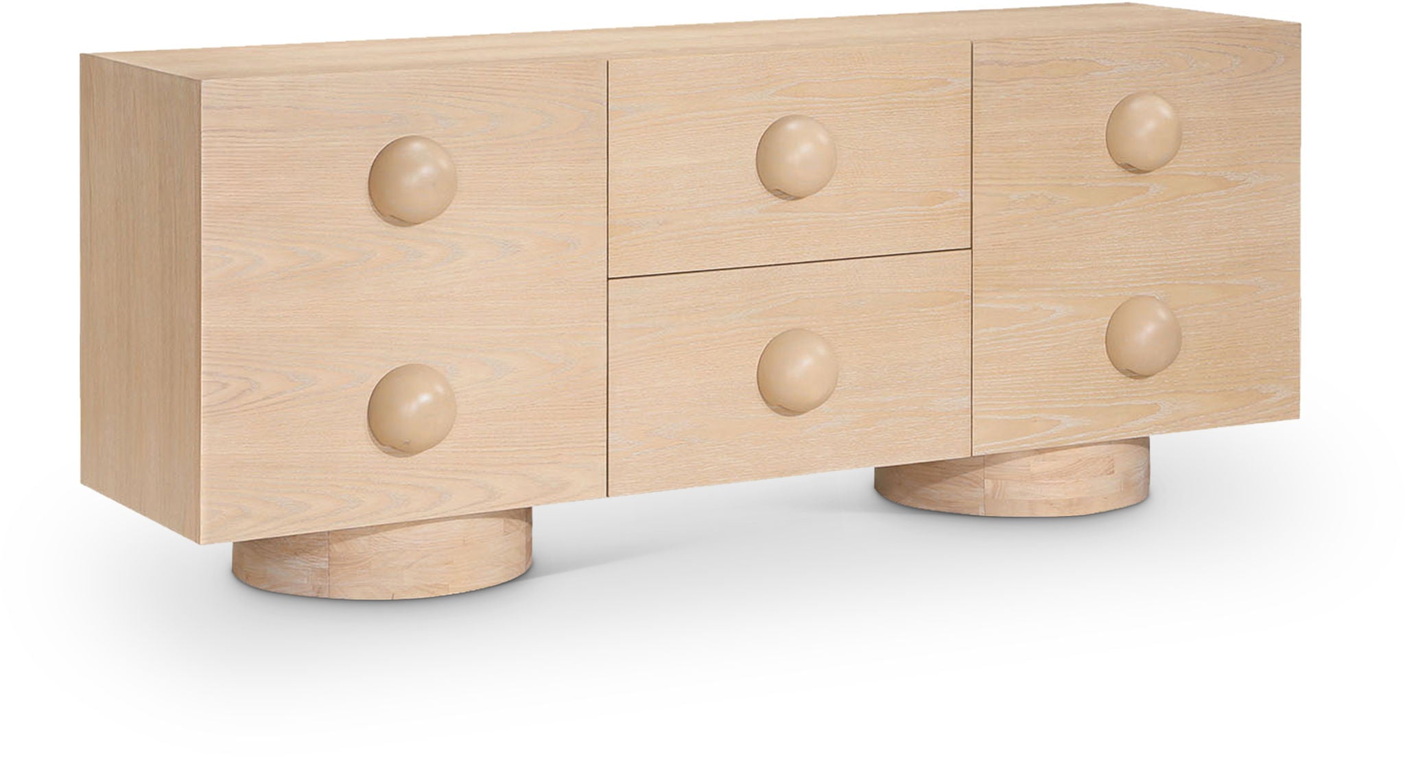 Bubble - Rubberwood with Oak Veneer Sideboard / Buffet - Urban Living Furniture (Los Angeles, CA)