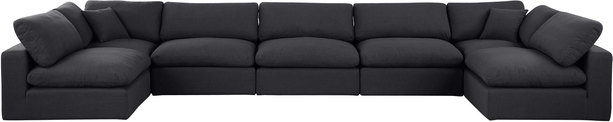 Comfy - 7 Piece Linen Modular Armless Sectional - Urban Living Furniture (Los Angeles, CA)