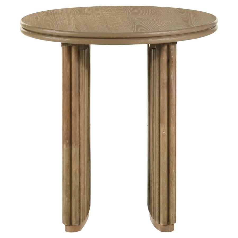 Adina - Round Wood Table - Urban Living Furniture (Los Angeles, CA)