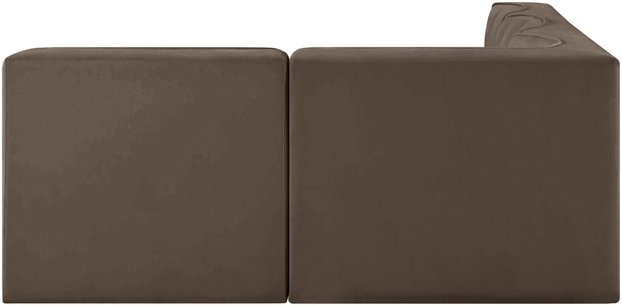 Rummi - Armless Velvet Performance Fabric Upholstered 4 Piece Modular Sectional - Urban Living Furniture (Los Angeles, CA)