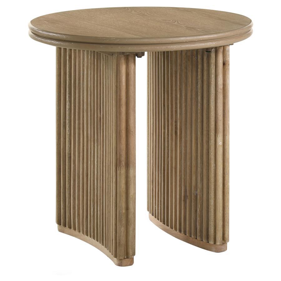 Adina - Round Wood Table - Urban Living Furniture (Los Angeles, CA)