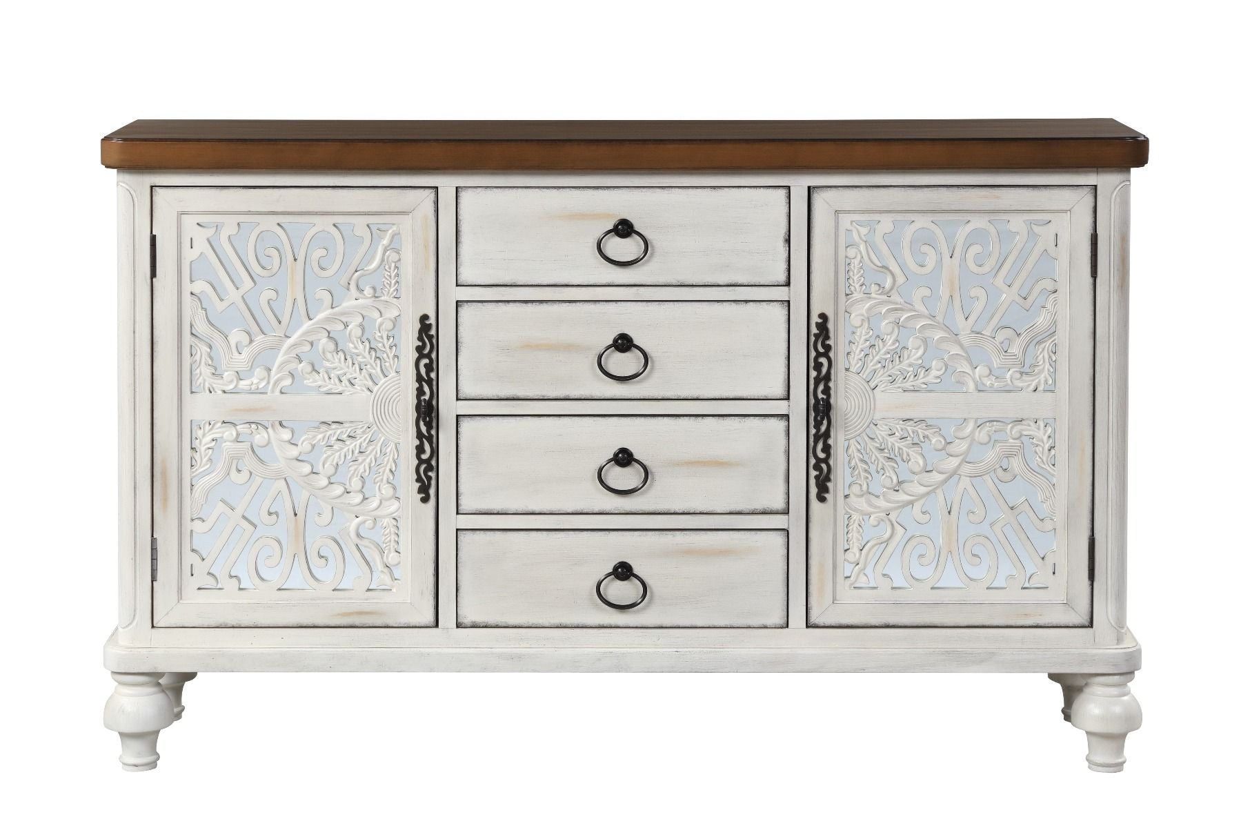 Vermont - Console Cabinet - Antique White - Urban Living Furniture (Los Angeles, CA)