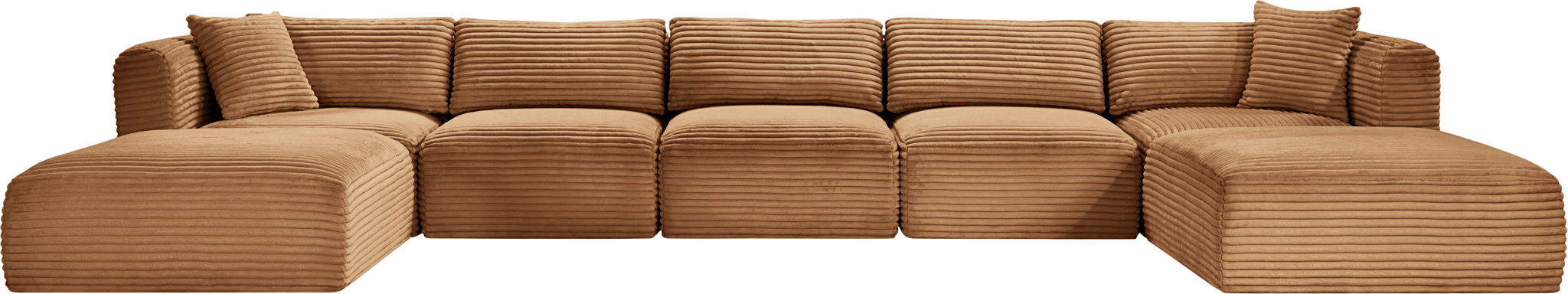 Shaggy - Fabric 7 Piece Modular Sectional With 2 Ottomans - Urban Living Furniture (Los Angeles, CA)
