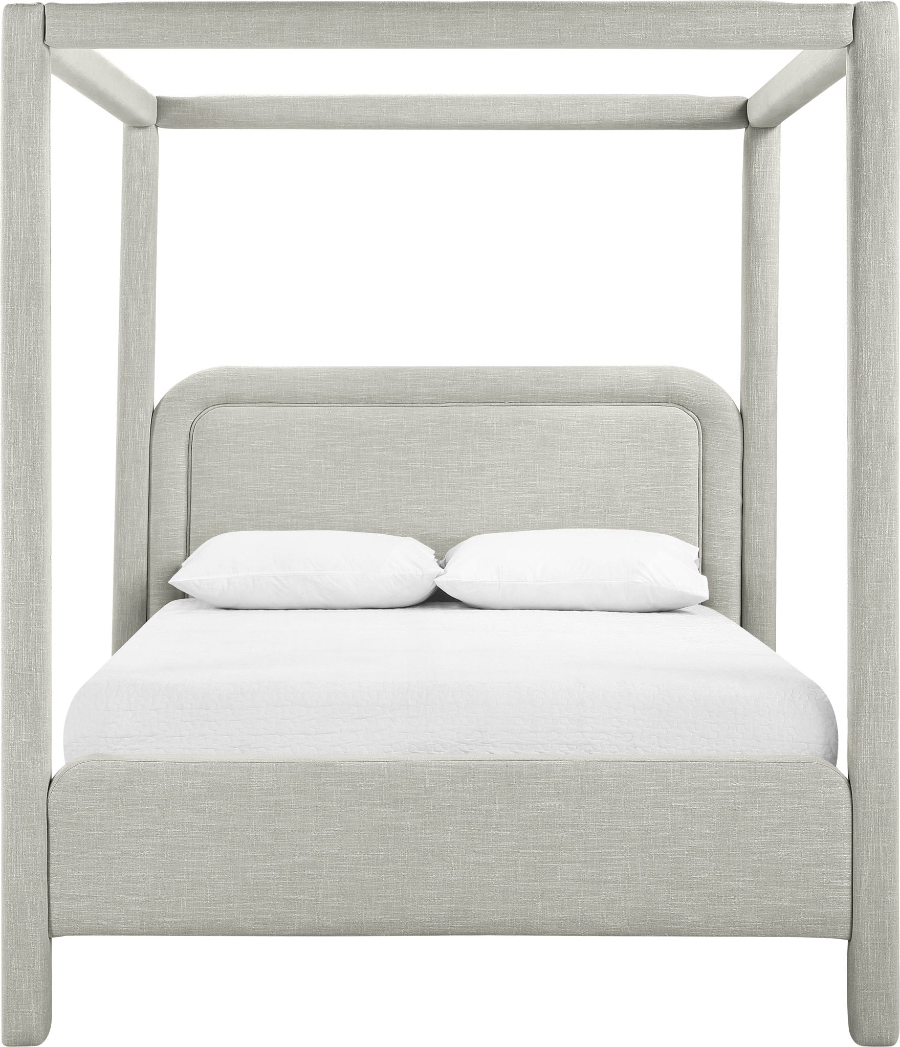 Salina - Linen Textured Fabric Upholstered Bed - Urban Living Furniture (Los Angeles, CA)
