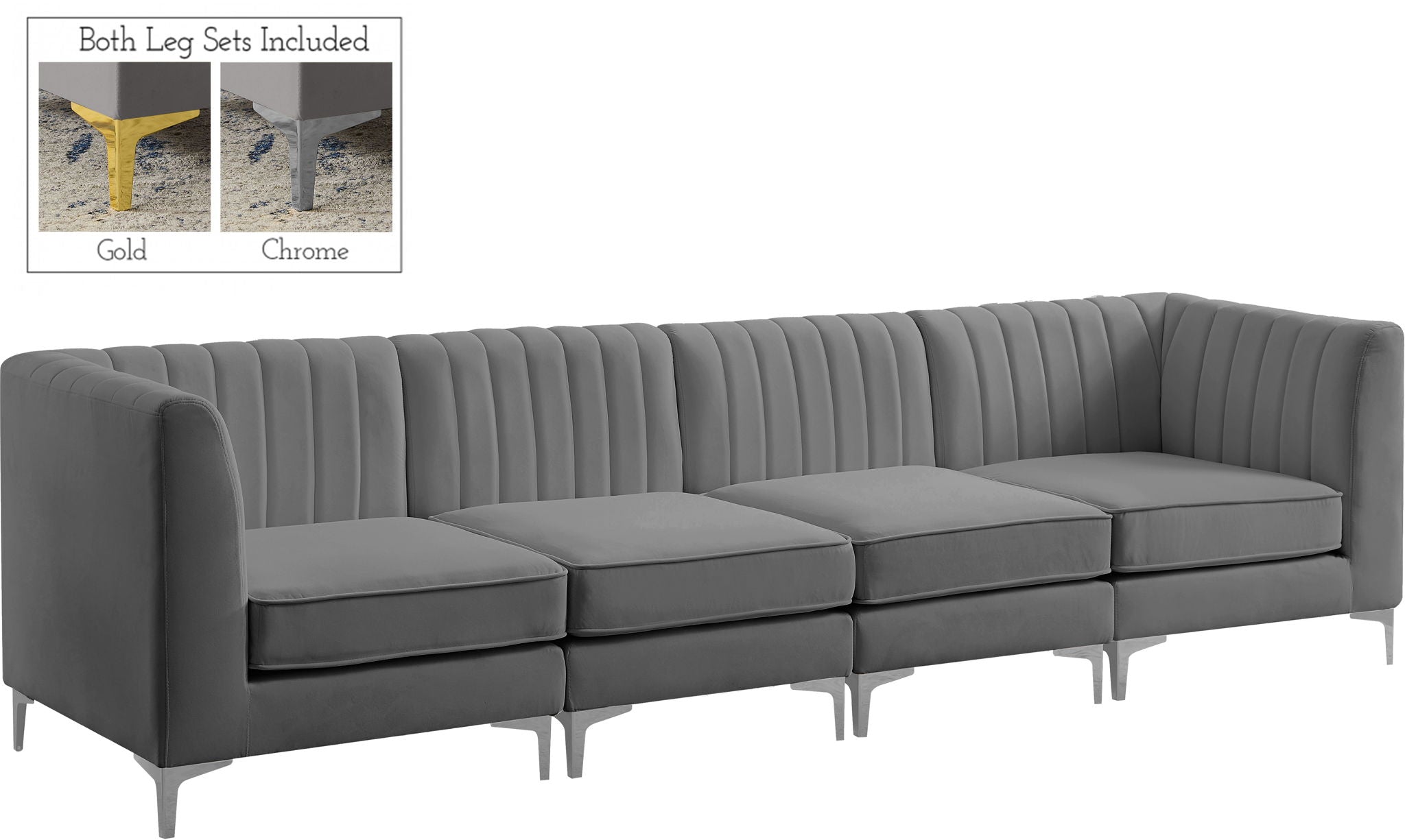 Alina - Modular 4 Seat Sofa - Urban Living Furniture (Los Angeles, CA)