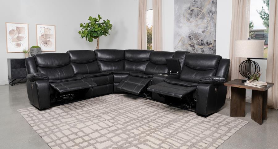 Sycamore - Upholstered Power Reclining Sectional Sofa - Urban Living Furniture (Los Angeles, CA)