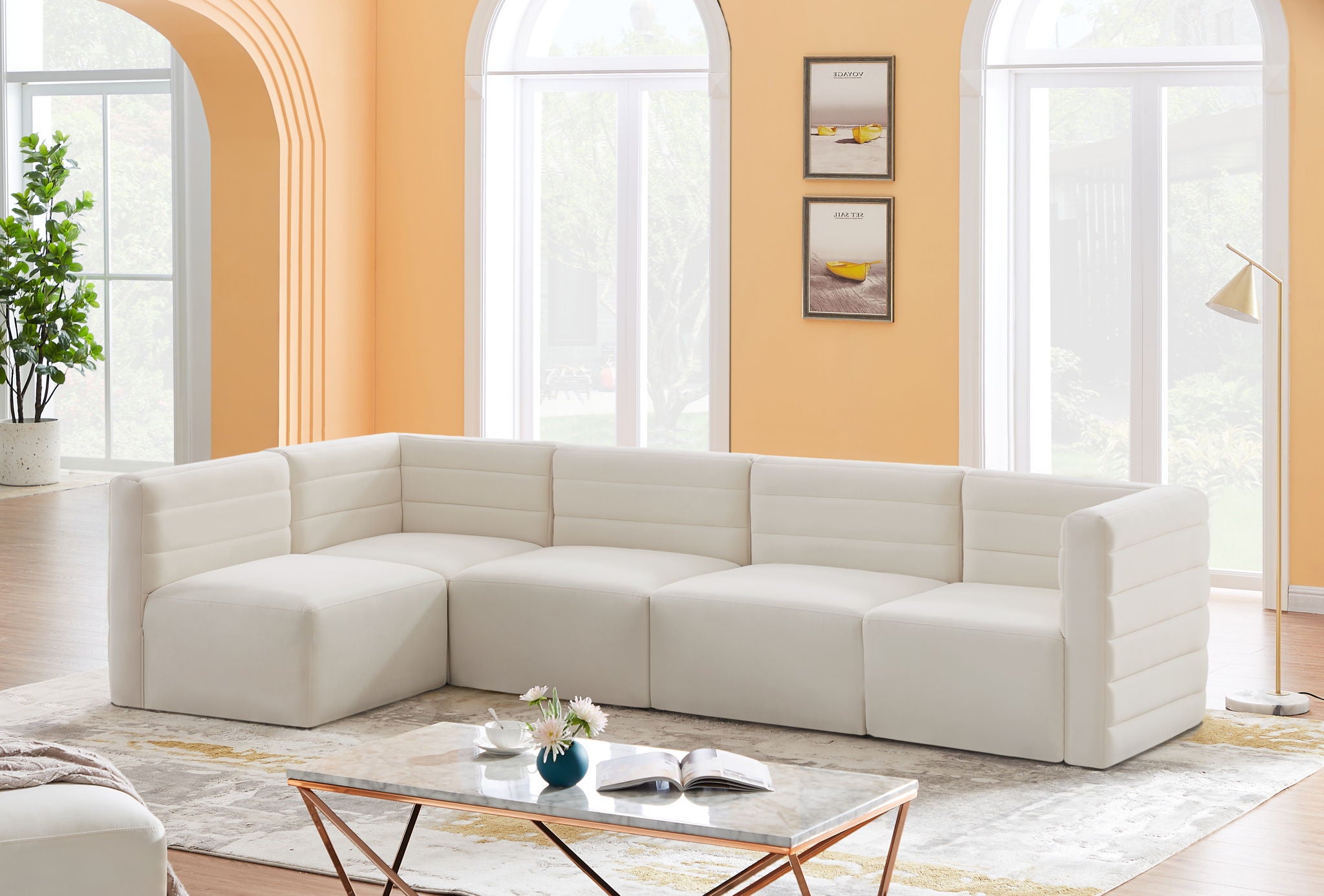 Quincy - 5 Piece Modular Sectional - Urban Living Furniture (Los Angeles, CA)