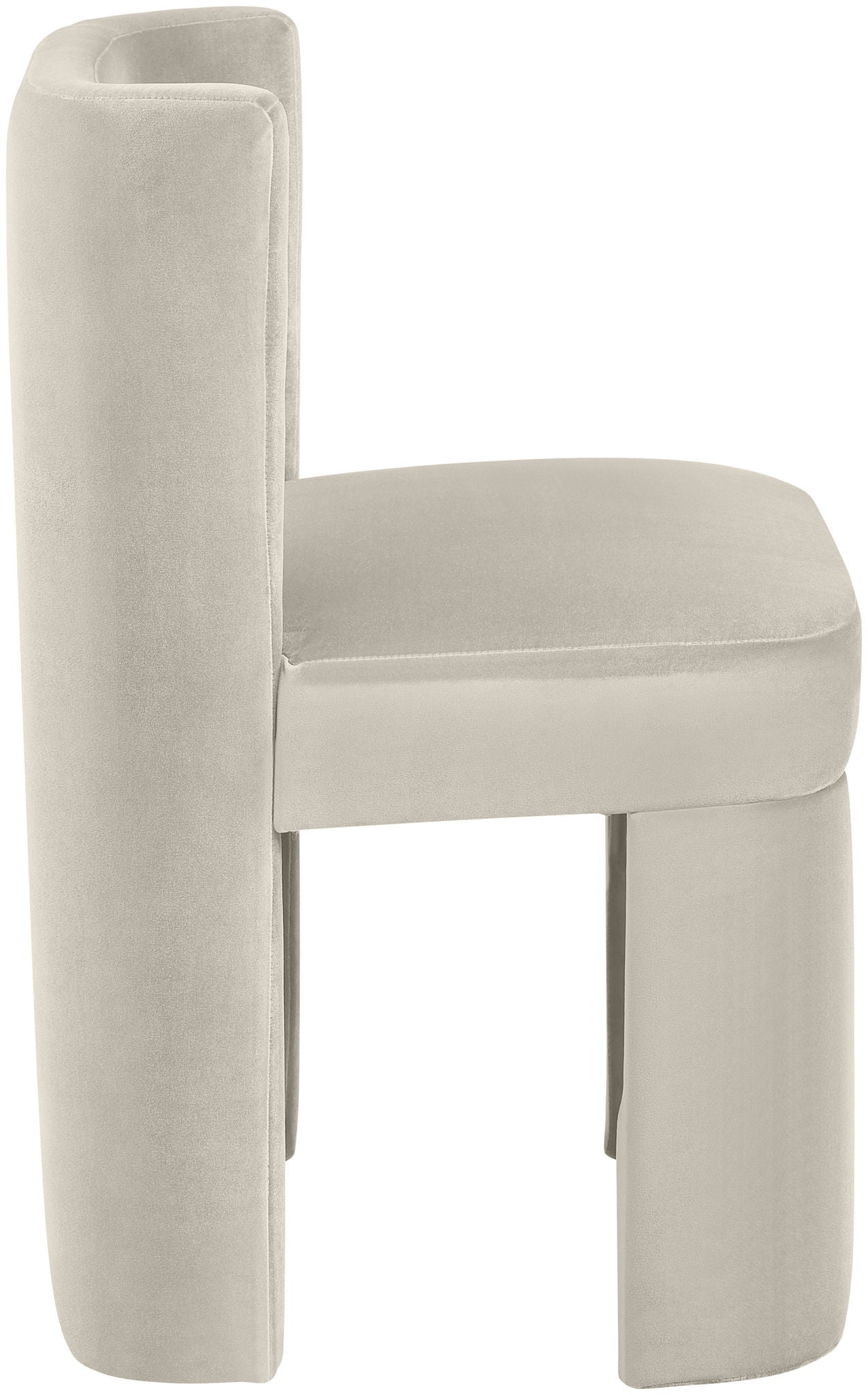 Zuno - Velvet Performance Fabric Upholstered Dining Chair (Set of 2) - Urban Living Furniture (Los Angeles, CA)