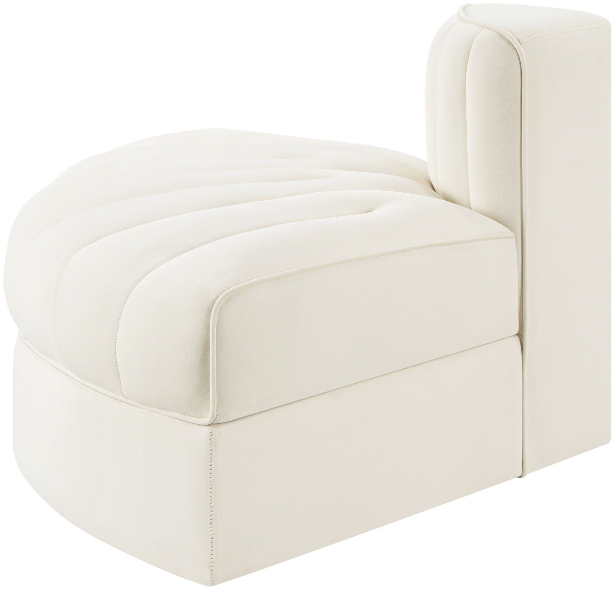 Rummi - Velvet Performance Fabric Upholstered Modular Chair - Urban Living Furniture (Los Angeles, CA)