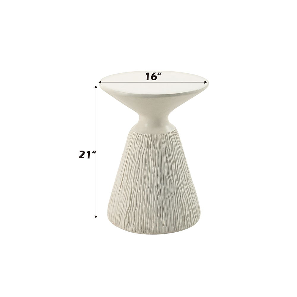 Duane - Accent Table - Natural White Finish - Urban Living Furniture (Los Angeles, CA)