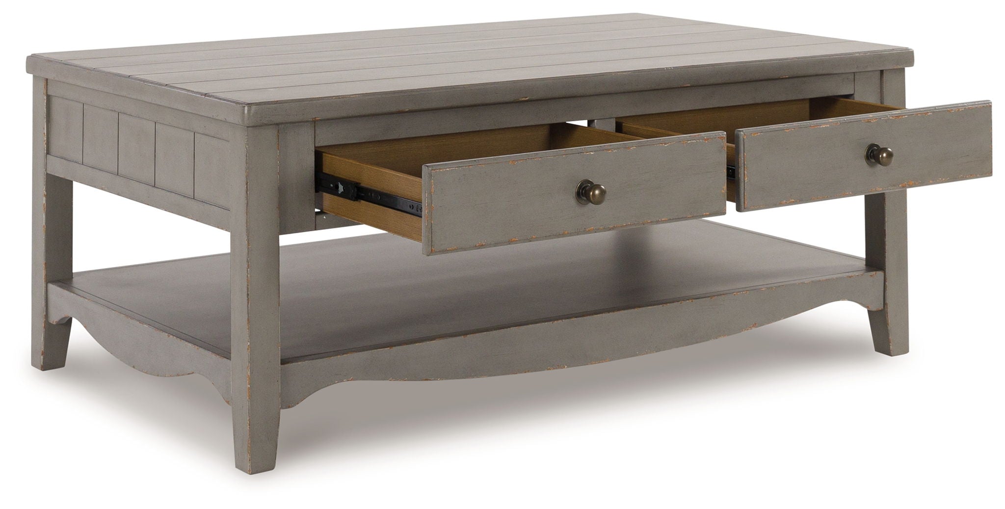 Charina - Antique Gray - Rectangular Cocktail Table - Urban Living Furniture (Los Angeles, CA)