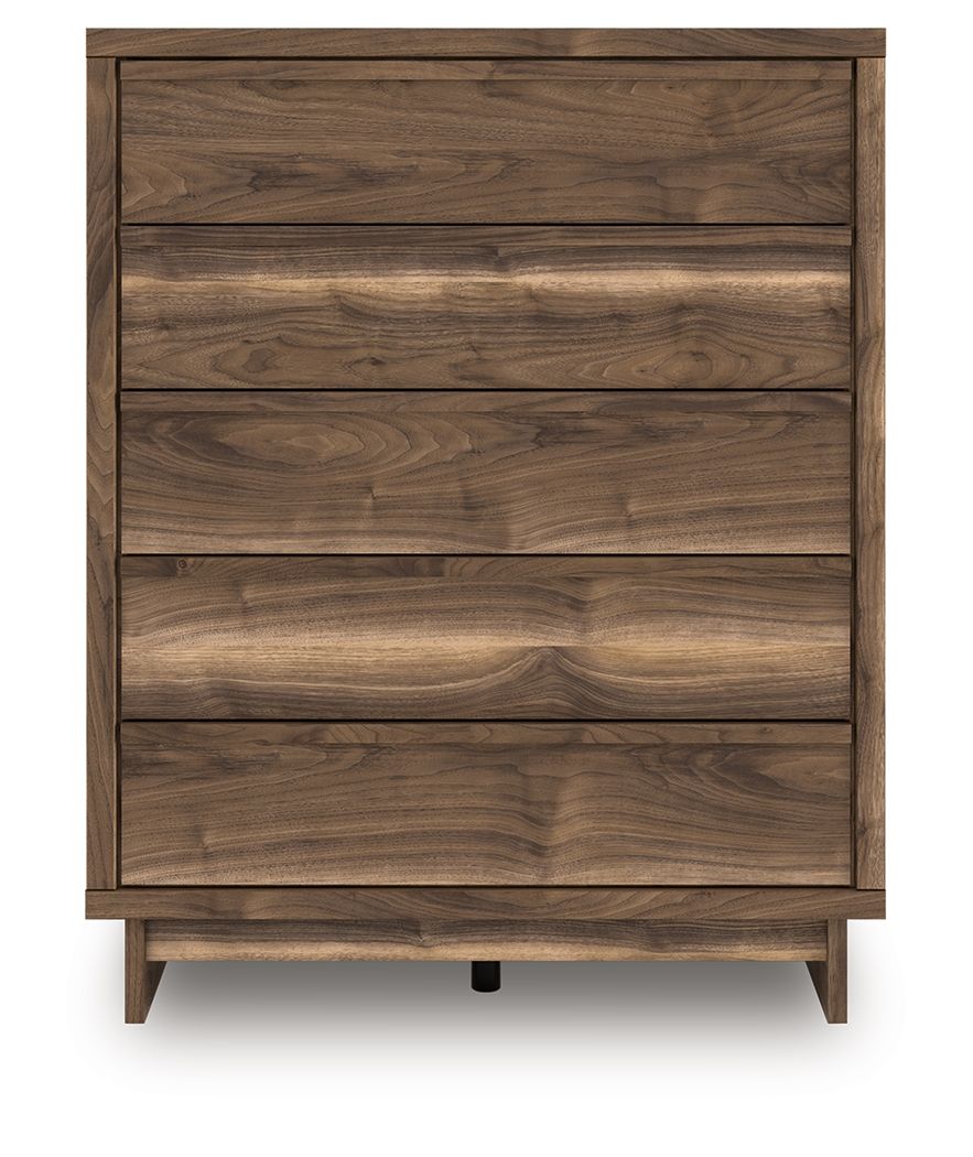 Chirason - Brown - Five Drawer Wide Chest - Urban Living Furniture (Los Angeles, CA)